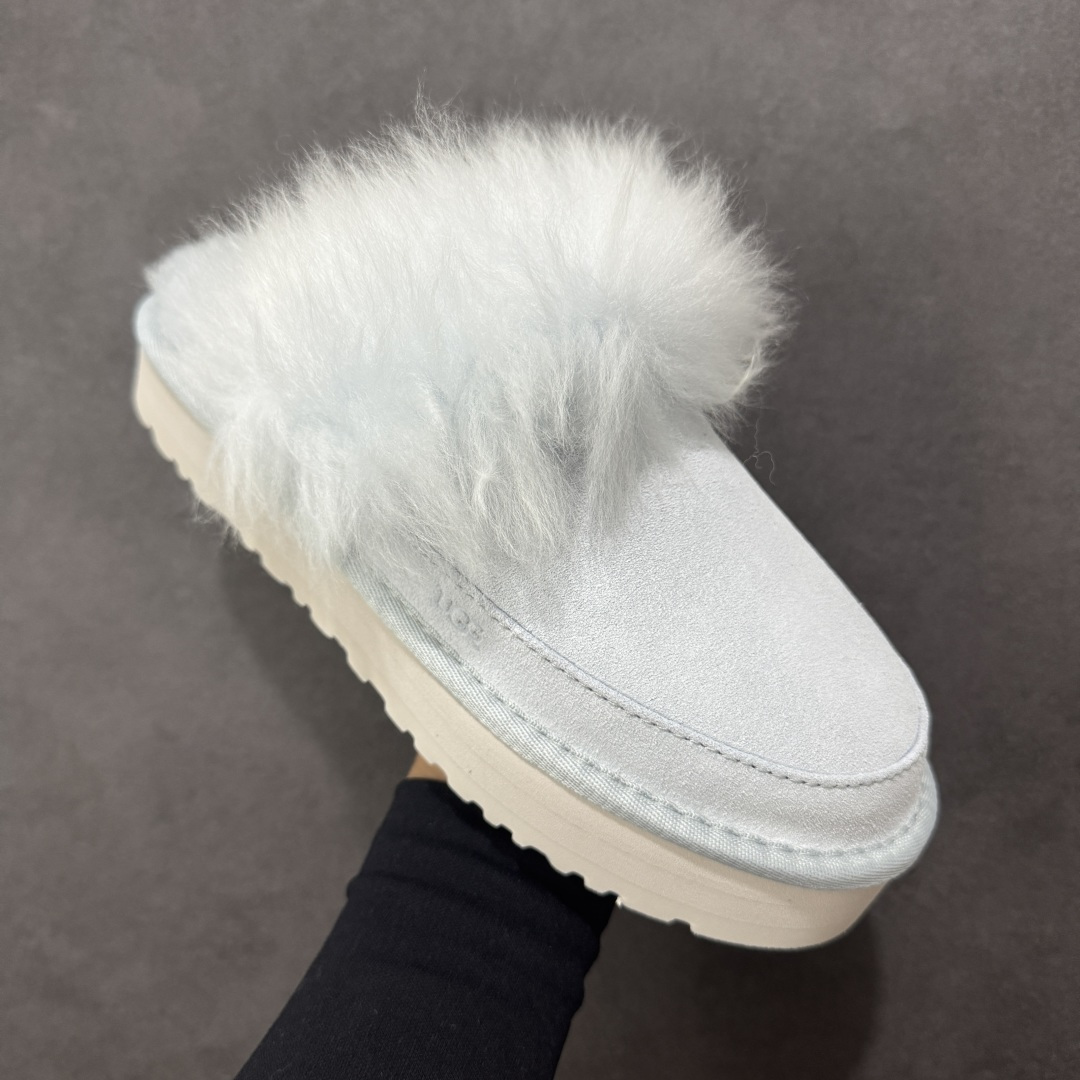 图片[3]-【莞产版本】平台外贸专供UGG 女子雪地靴半拖 1173930 十年品牌制鞋代工厂生产线出品 注重每一处细节 隆丰A级真羊皮毛一体 完全遵循ZP工艺流程打造 尺码：35 36 37 38 39 40-选品中心