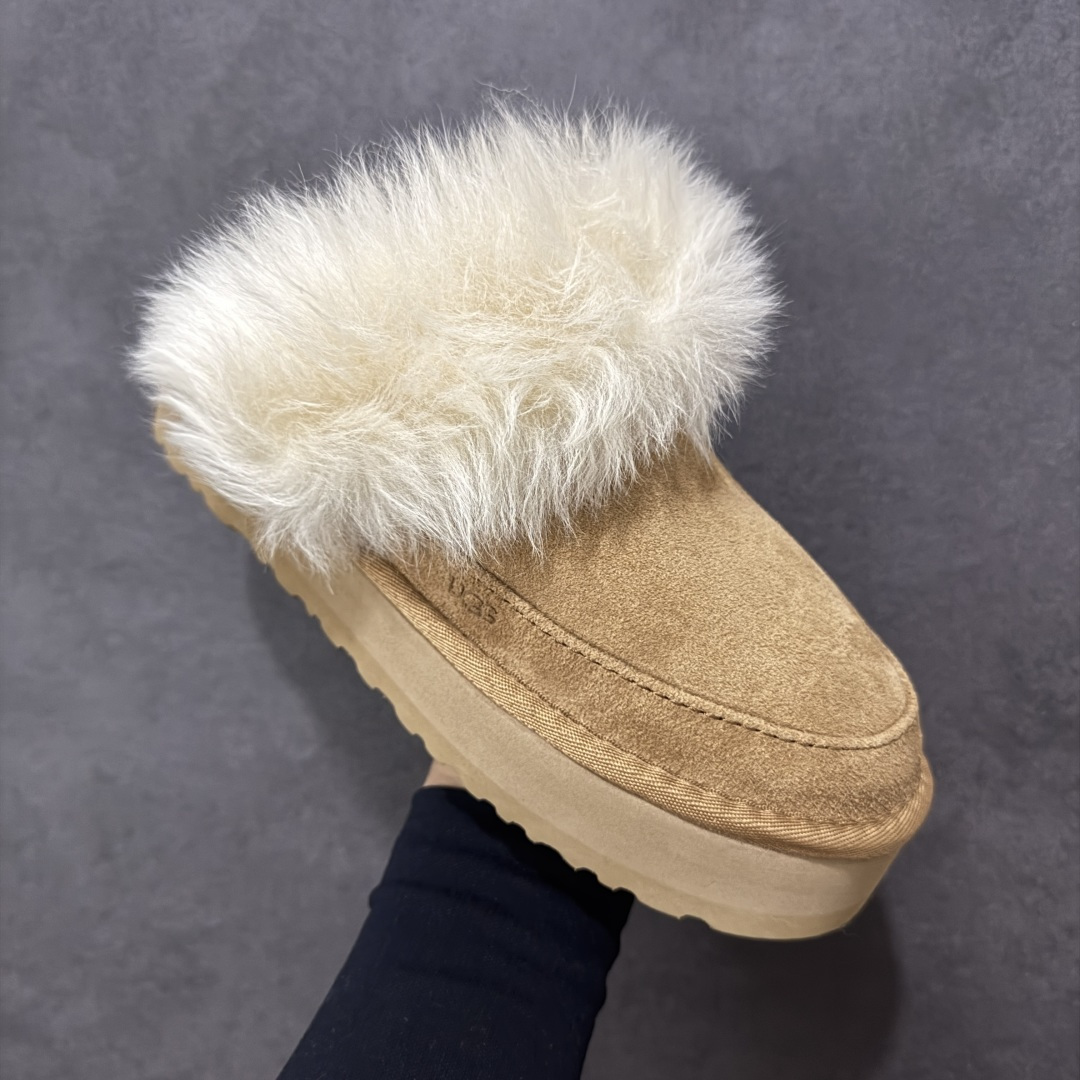 图片[3]-【莞产版本】平台外贸专供UGG 女子雪地靴半拖 1173930 十年品牌制鞋代工厂生产线出品 注重每一处细节 隆丰A级真羊皮毛一体 完全遵循ZP工艺流程打造 尺码：35 36 37 38 39 40-选品中心