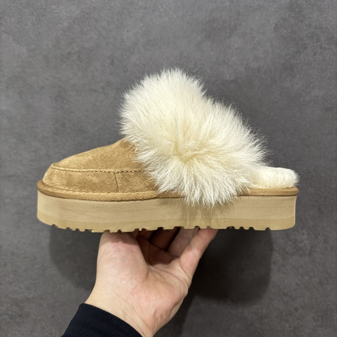 图片[2]-【莞产版本】平台外贸专供UGG 女子雪地靴半拖 1173930 十年品牌制鞋代工厂生产线出品 注重每一处细节 隆丰A级真羊皮毛一体 完全遵循ZP工艺流程打造 尺码：35 36 37 38 39 40-选品中心