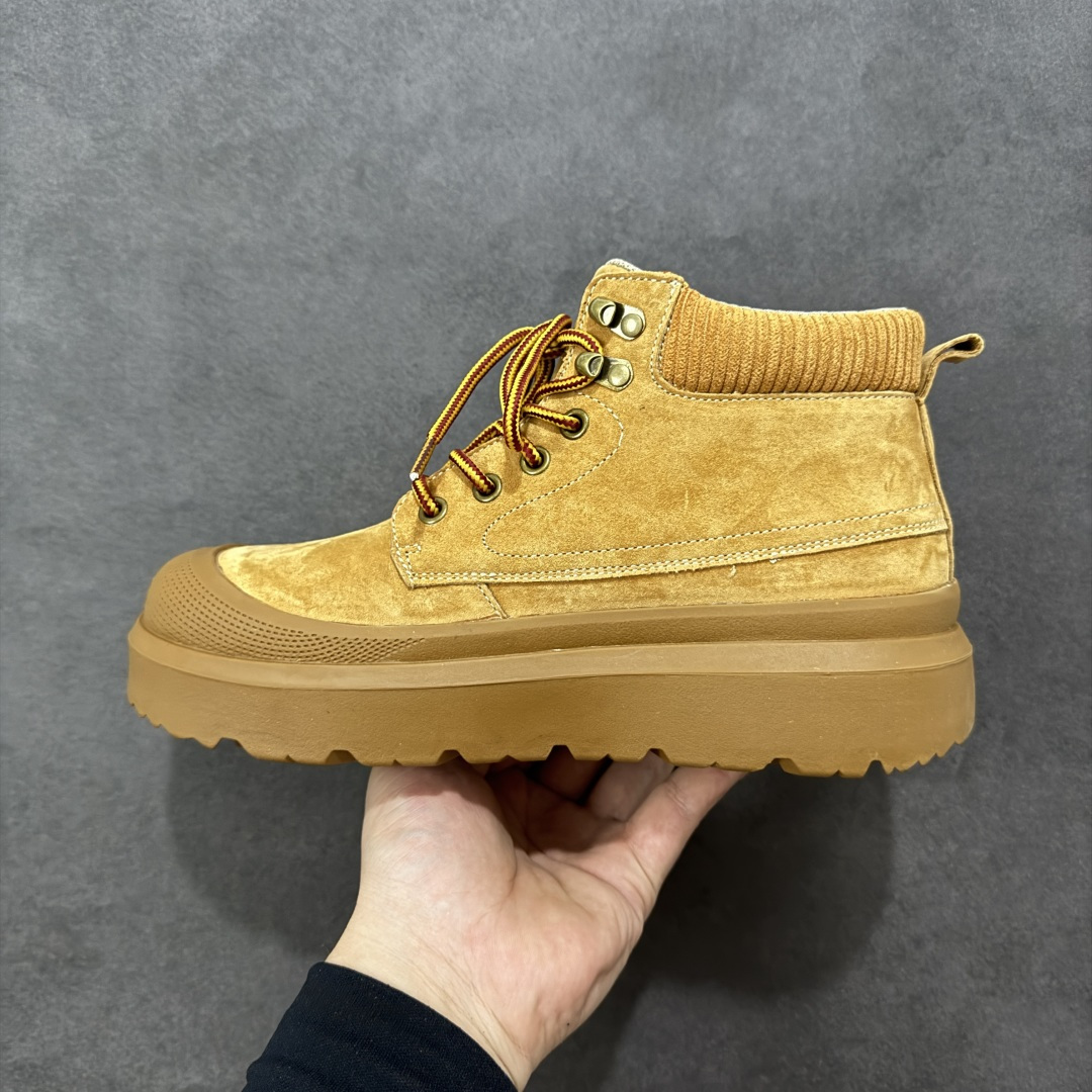 图片[2]-【广东纯原】UGG秋冬新品Tasman Weather Hybrid 塔斯曼混合系列轻量休闲鞋（毛绒一体内里 保暖锁热）秋冬必备 户外中帮男士休闲鞋雪地靴马丁靴系列 广东大厂品质 秋冬新款 时尚潮流搭配 面料釆用意大利进口磨砂牛皮 全鞋真牛皮材料 大底到五金都是代工厂原材料制作 好货不杀猪 首单质量严格把控 全套官网统一包装 今年冬季防寒户外专用产品 日常随意搭配 型男必备‼ 货号：U9808 尺码：39-44-选品中心