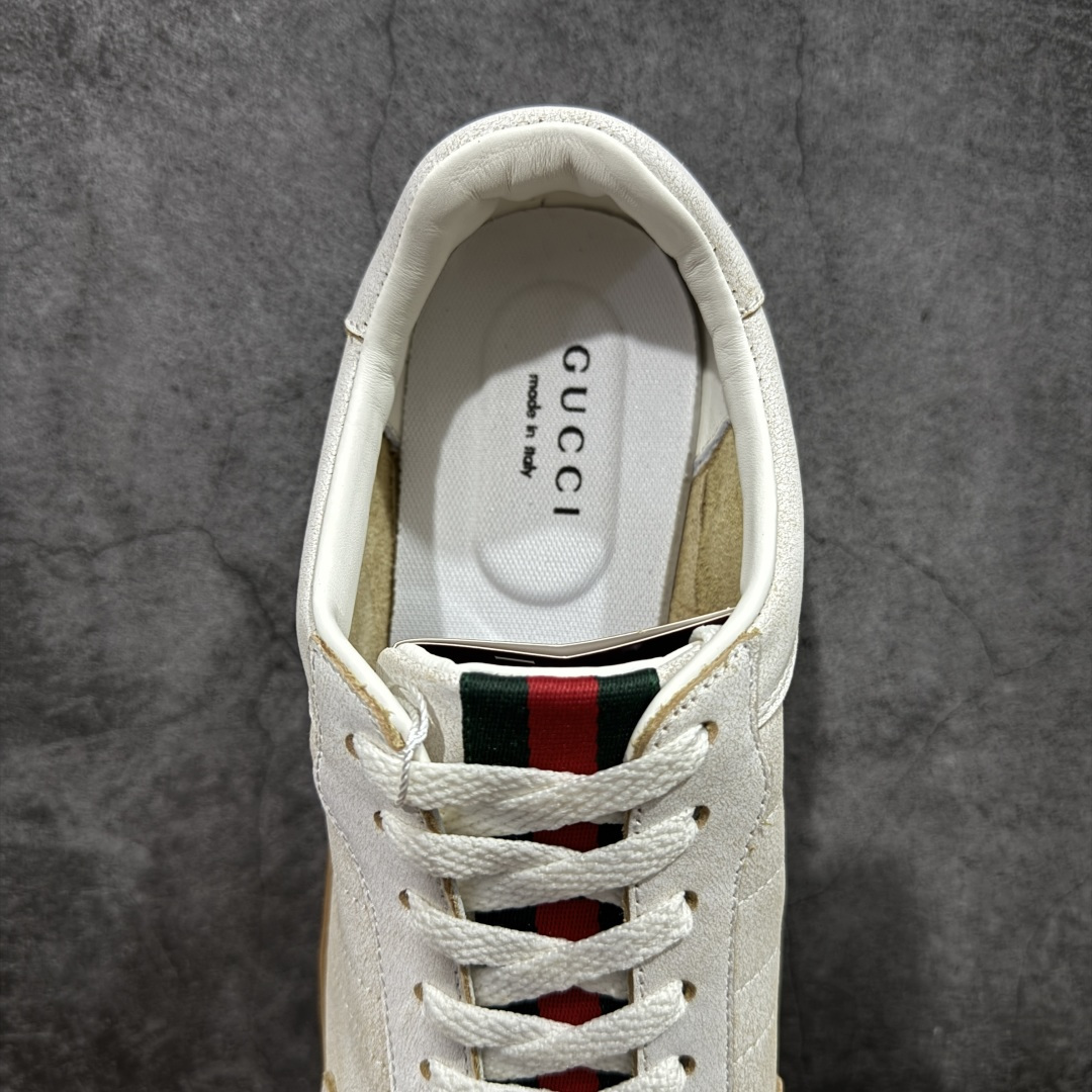 图片[8]-【莞产礼盒版】GUCCI 古驰 Shift 皮革圆头系带低帮生活休闲鞋 新款Gucci Shift系列直接美晕 做旧设计 复古又随性Gucci正式发布全新“Gucci Shift”运动鞋系列。该系列从品牌深厚的马术传统汲取灵感，以经典Web条纹为核心，融合多元材质与现代设计，展现品牌标志性的传承与创新 轻盈舒适的穿着感搭配极简廓形，营造出利落而摩登的气质。麂皮、帆布及科技面料的丰富组合，与大胆的配色与设计相得益彰，一同展现更具个性的优雅与活力 尺码：35 36 37 38 39 40 41 42 43 44-选品中心