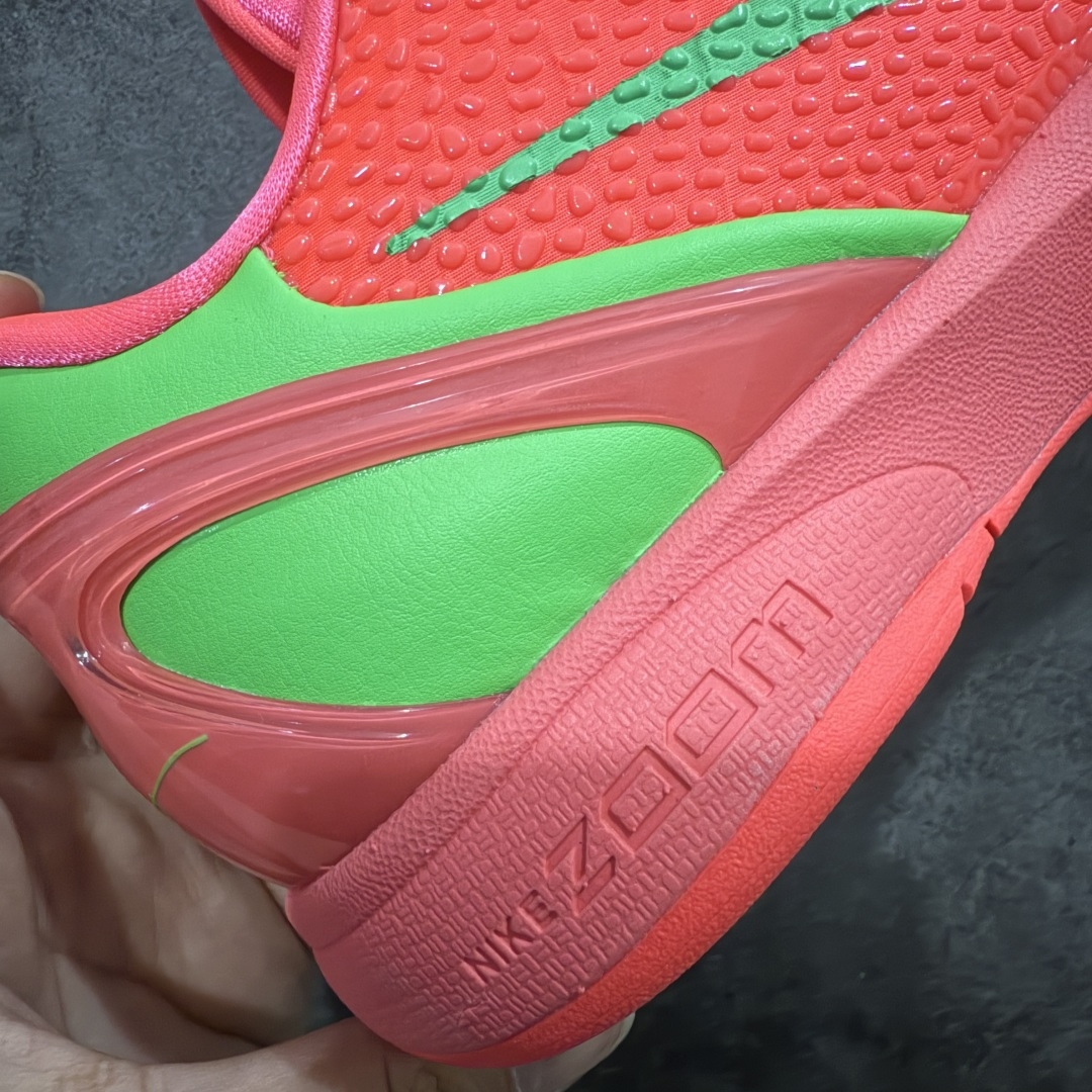 图片[3]-【GX纯原】NK Zoom Kobe 6 Protro 科比六代 橙绿 FA24-HV9777 完美复刻公司货 前掌超大Zoom Turbo气垫 后掌EVA缓震 真正的原汁原味 还原ZP脚感 全身鞋材卡料色独家定制 唯一正确喷漆工艺Swoosh 正确凹凸蛇鳞工艺 正确鞋面渐变效果 内全置真动飞态线 独立原厂模具 最大尺码达到48.5码 首批不拼图大几率过验 亲测已过 支持各种高强度实战 无需担心 上脚价 补货周期极长 脚宽建议买大半码 科比系列前掌偏窄 不影响二次销售 支持七天无理由退换 尺码：40 40.5 41 42 42.5 43 44 44.5 45 45.5 46 47.5 48.5 49.6 50.5-选品中心