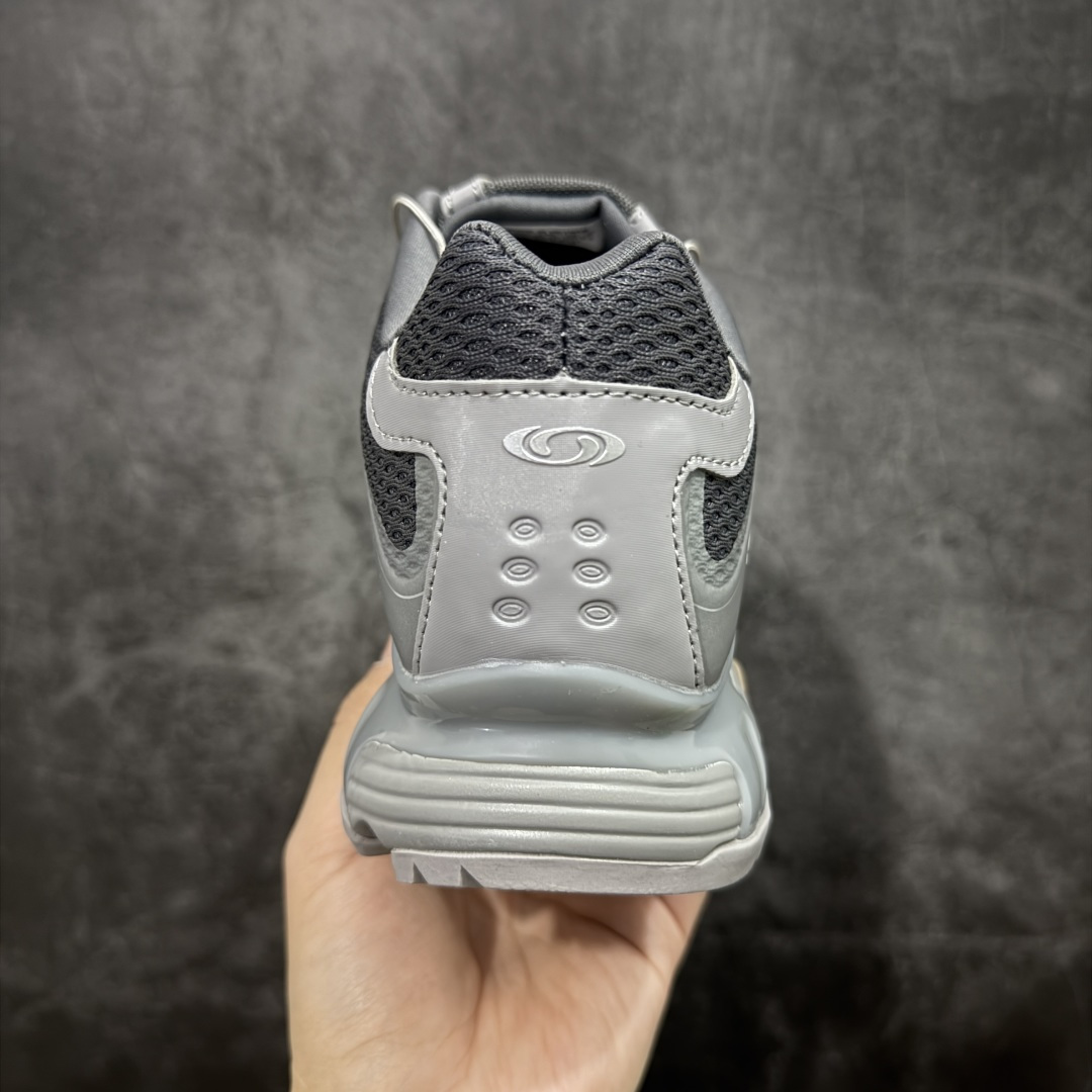 图片[4]-【绿x版本】SALOMON萨洛蒙 XT-WHISPER VOID 舒适柔软 休闲跑步鞋 男女同款 陨石灰 478756 纯原外贸平台特供订单 耗时半年巨作 #全套原纸板楦头开发 #原厂特供网布配套加持 #确保原汁原味 完美呈现版型 #原档数据独家私模五层组合大底 #男女鞋同步官方开发至46 #原装Ortholite轻量化鞋垫 #中底布带钢印编号 原厂TPU锁扣 #进口港宝加持 后跟自然饱满 还原公司包裹性 #鞋面采用SENSIFT贴合技术 #全方位贴合包裹脚型 #鞋跟部鞋底牵引设计 #提供强大的抓地性能 #更适应野外崎岖不平的道路 #基于 SALOMON 初代 XT 鞋身造型并搭载 4D ADVANCED CHASSIS™ 大底打造而成 为这款 XT-WHISPER 带来了多项足部控制与保护等功能性 如在运动过程中控制左右晃动的过程而提高稳定性、改善长途越野过程中足中到足尖的过渡、提高感知岩石的精确度以抵抗尖锐物体对脚底的伤害以及采用动态缓冲来增强穿着舒适感 从而减轻疲劳感 使 XT-WHISPER 成为一双舒适且安全的户外之履 货号：478756 尺码：36 36.5 37.5 38 38.5 39 40 40.5 41 42 42.5 43 44 45 46-选品中心