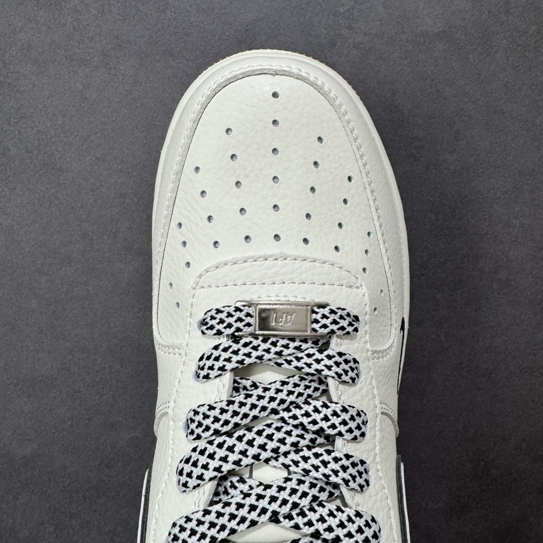 图片[8]-【定制版】NIke Air Force 1 \’07 Low “斯图西联名——米白生胶底”空军一号 低帮 运动鞋 休闲鞋 折边针车 工艺难度大 原楦头原纸板 原装鞋盒 定制五金配件 内置全掌气垫 原厂鞋底 货号：CS5288-055 尺码：36 36.5 37.5 38 38.5 39 40 40.5 41 42 42.5 43 44 44.5 45 编码：HXSA310320-选品中心