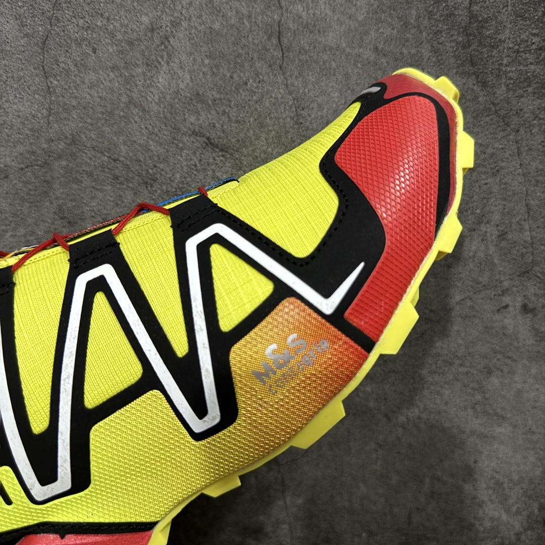 【纯原】萨洛蒙/Salomon Speed Cross 3 织物皮革低帮全能越野透气休闲运动鞋 Salo