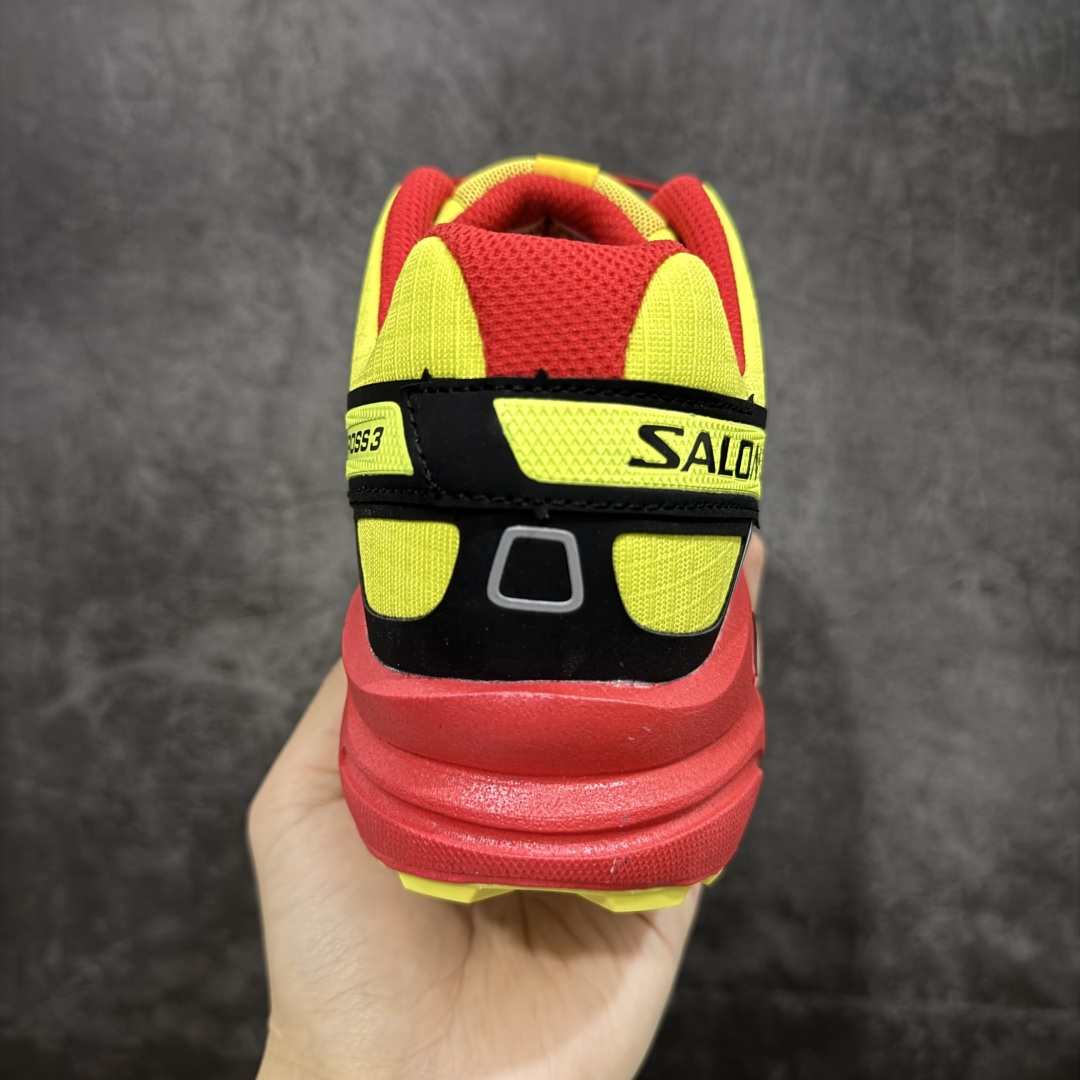 【纯原】萨洛蒙/Salomon Speed Cross 3 织物皮革低帮全能越野透气休闲运动鞋 Salo