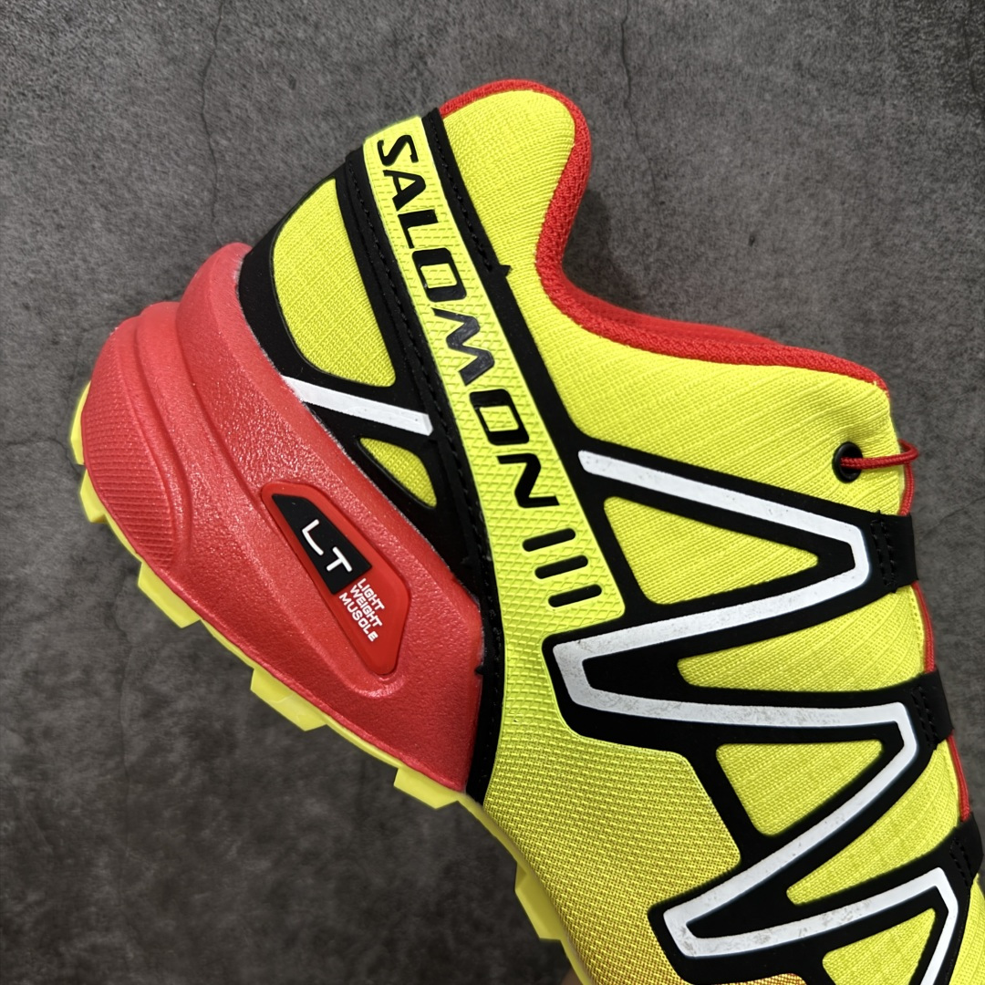 【纯原】萨洛蒙/Salomon Speed Cross 3 织物皮革低帮全能越野透气休闲运动鞋 Salo