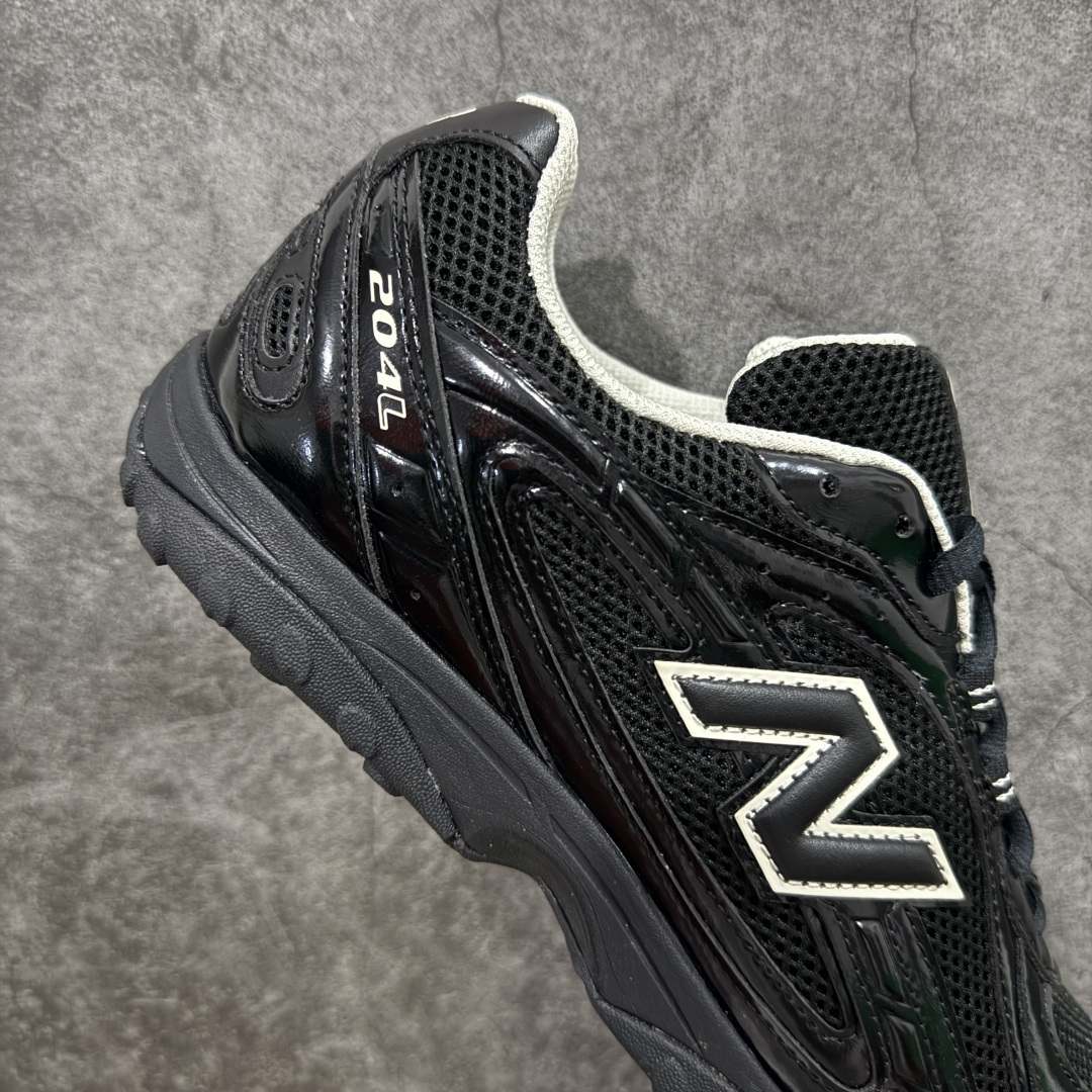 图片[7]-💰 260【纯原M版】New Balance NB204L 薄底鞋 薄底皮质鞋带德训miu系 减震耐磨包裹性支撑轻便 低帮 生活休闲鞋 男女同款 黑色 区别市面先行通货版本 市场唯一正确咖色 原材料打造 鞋身搭载EVA科技组合中底 附赠三副鞋带 适用多元穿搭场合为户外出行提供舒适长远的穿搭体验 货号：U204LMRA 尺码：36-44.5-选品中心