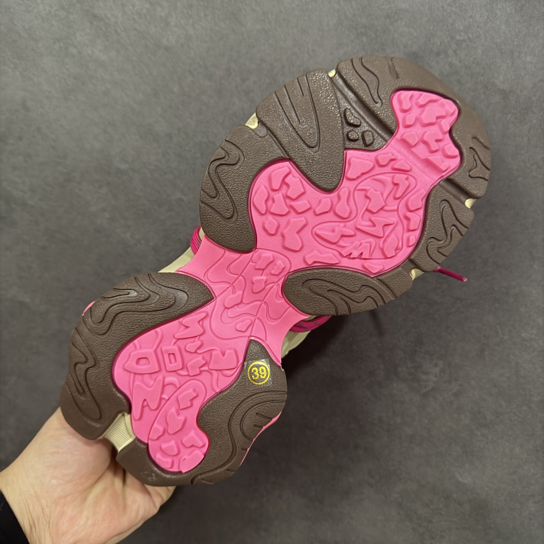 图片[9]-【公司级】GG-CC 明星同款 加毡 绑带镂空水晶底老爹鞋 #三层组合月牙底 柔软有弹性的月牙底和增加舒适度显腿长的5cm内增高 货号：G25X3233B 咖色 尺码：35 36 37 38 39 40-选品中心