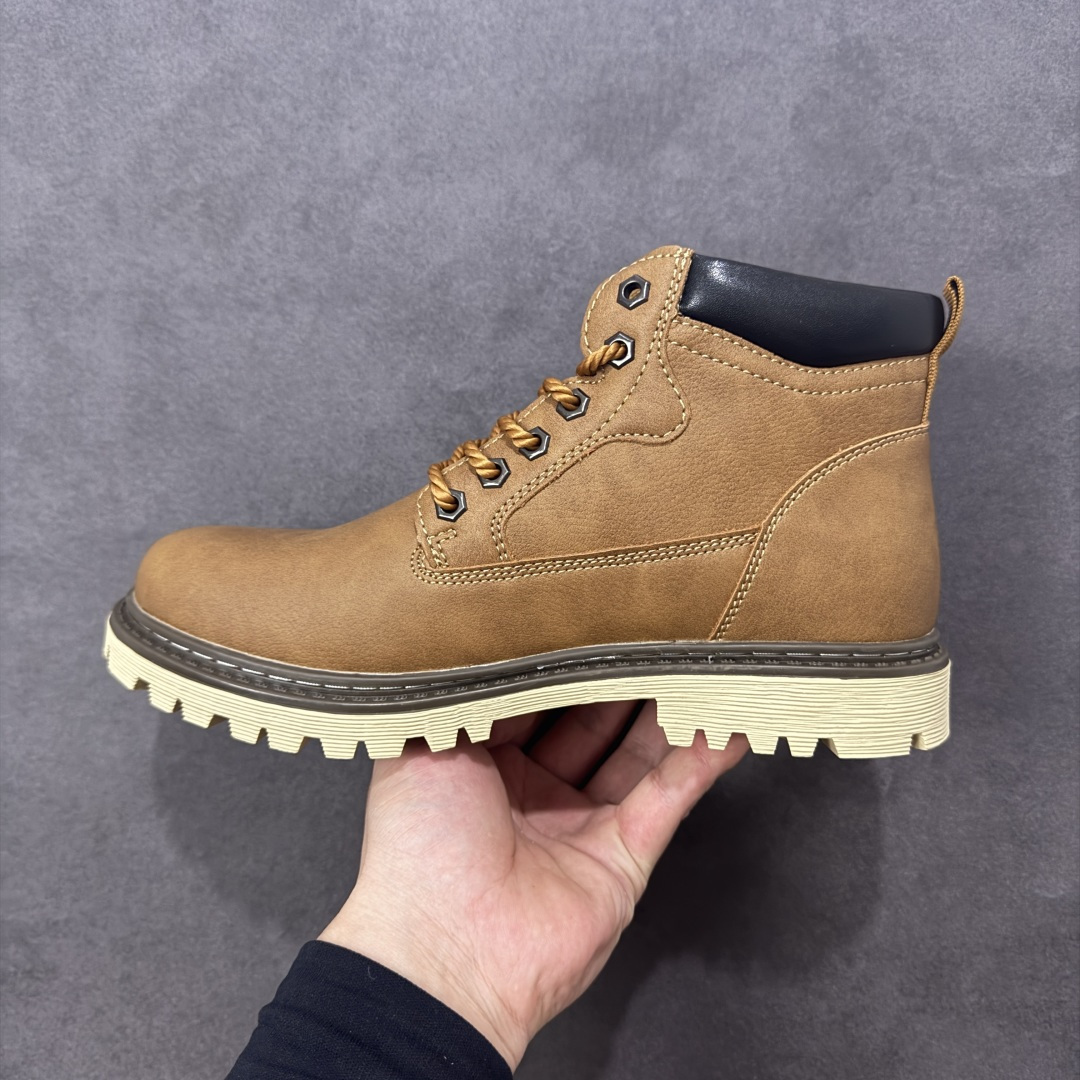 图片[2]-【广东纯原】2025秋冬Timberland 天伯伦/添柏岚经典高帮休闲男鞋 全新升级 广东大厂品质 原盒原包装 面料采用意大利顶级磨砂牛皮 搭配防臭防腐真皮乳胶鞋垫 给您完美的穿着体验 质量考究耐穿型男必备 专治不帅 高品质脚感一流 独家供应 颜色黑色 棕色 码数39 40 41 42 43 44 (皮鞋码) 编码：TLB260270-选品中心