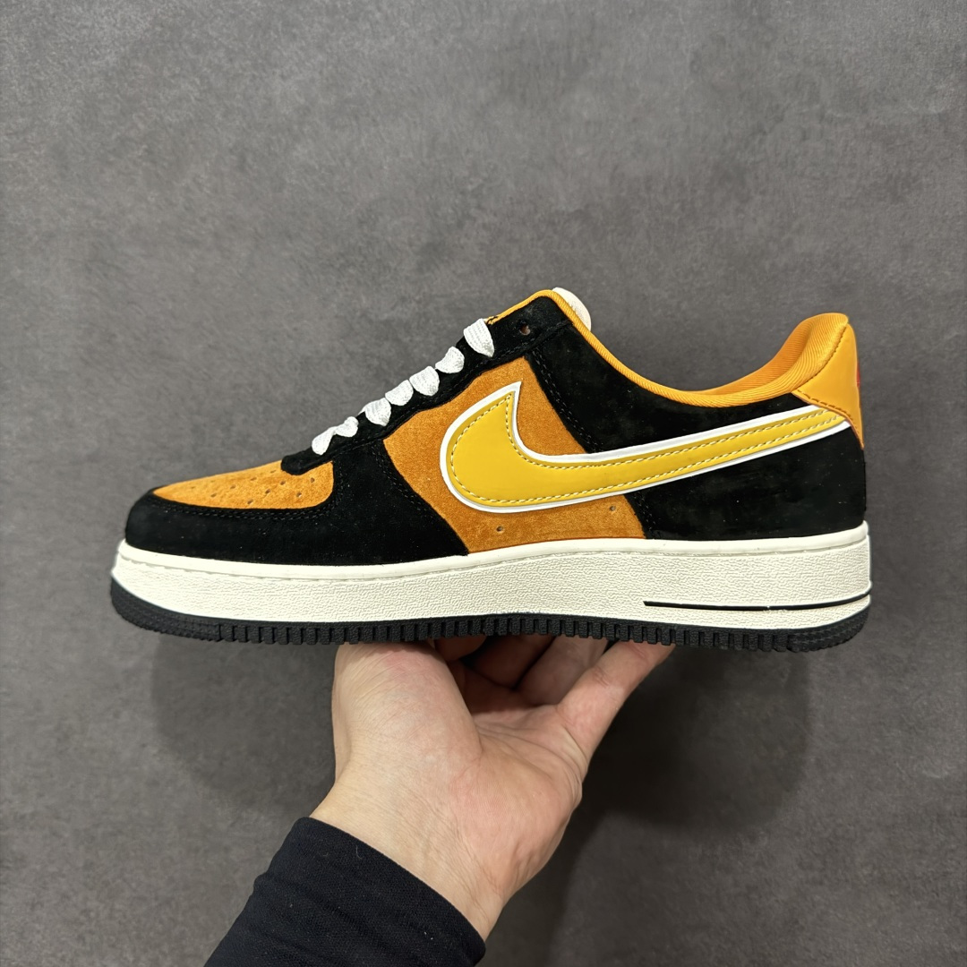 图片[2]-【定制版】NIke Air Force 1 \’07 Low “OFF-White联名——黑橙涂鸦”空军一号 低帮 运动鞋 休闲鞋 折边针车 工艺难度大 原楦头原纸板 原装鞋盒 定制五金配件 内置全掌气垫 原厂鞋底 货号：SY1388-001 尺码：36 36.5 37.5 38 38.5 39 40 40.5 41 42 42.5 43 44 44.5 45-选品中心