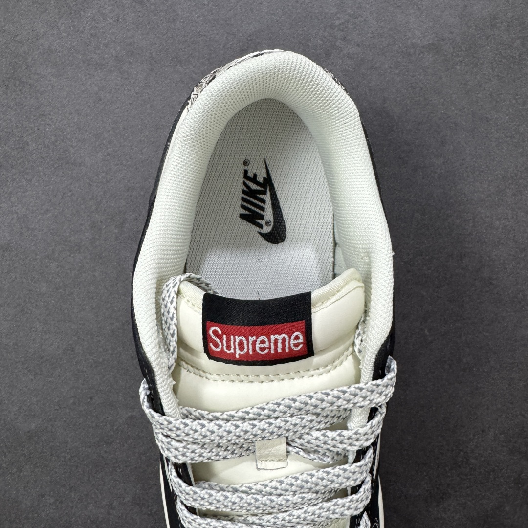 图片[7]-【定制版】Nike SB Dunk Low“Supreme联名——黑花勾” 周年高端定制 低帮休闲板鞋 定制鞋盒 大厂纯原品质出货 超高清洁度 皮料切割干净无任何毛边 细节完美 货号：XS6089-624 尺码： 36 36.5 37.5 38 38.5 39 40 40.5 41 42 42.5 43 44 44.5 45-选品中心