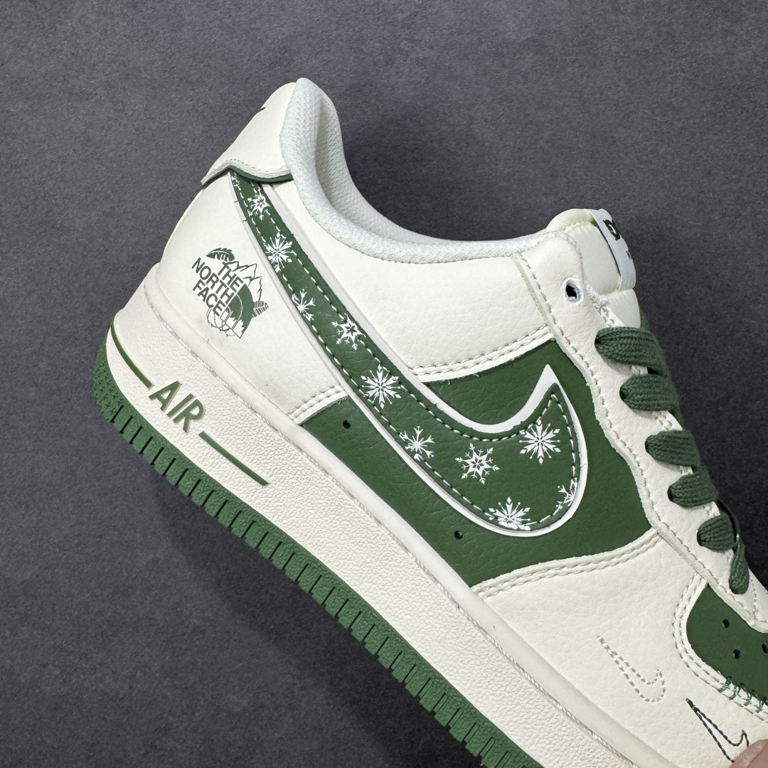 图片[6]-【定制版】Nike Air Force 1\’07 Low 北面联名 珠穆朗玛峰 空军一号低帮休闲板鞋  #原楦头原纸板 原装鞋盒 定制五金配件 内置全掌气垫 原厂鞋底 货号：JP8028-065  尺码：36 36.5 37.5 38 38.5 39 40 40.5 41 42 42.5 43 44 44.5 45-选品中心