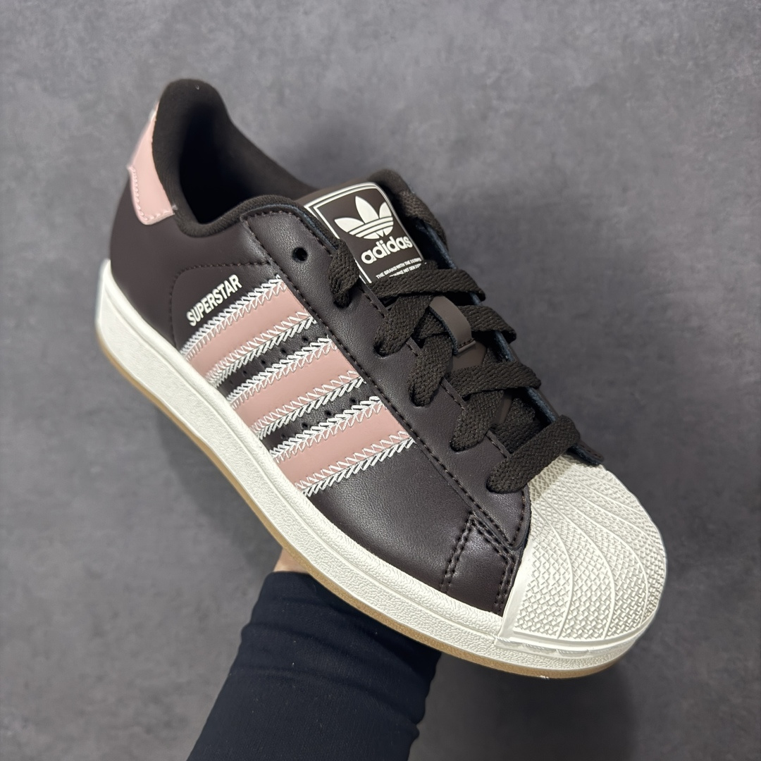 图片[3]-【GX版本】Adidas Originals Superstar II全新配色 贝壳头休闲板鞋 独家控货 平台正单 全鞋百分百原材料 全鞋电脑针车 Logo针车间距针数原版一致 皮料切割冲裁零瑕疵 原鞋一致含胶量大底 原盒中文内外标 大几率过验 不对比市面只对比原鞋 只服务最高端市场 货号：JQ6473 尺码：35-46-选品中心