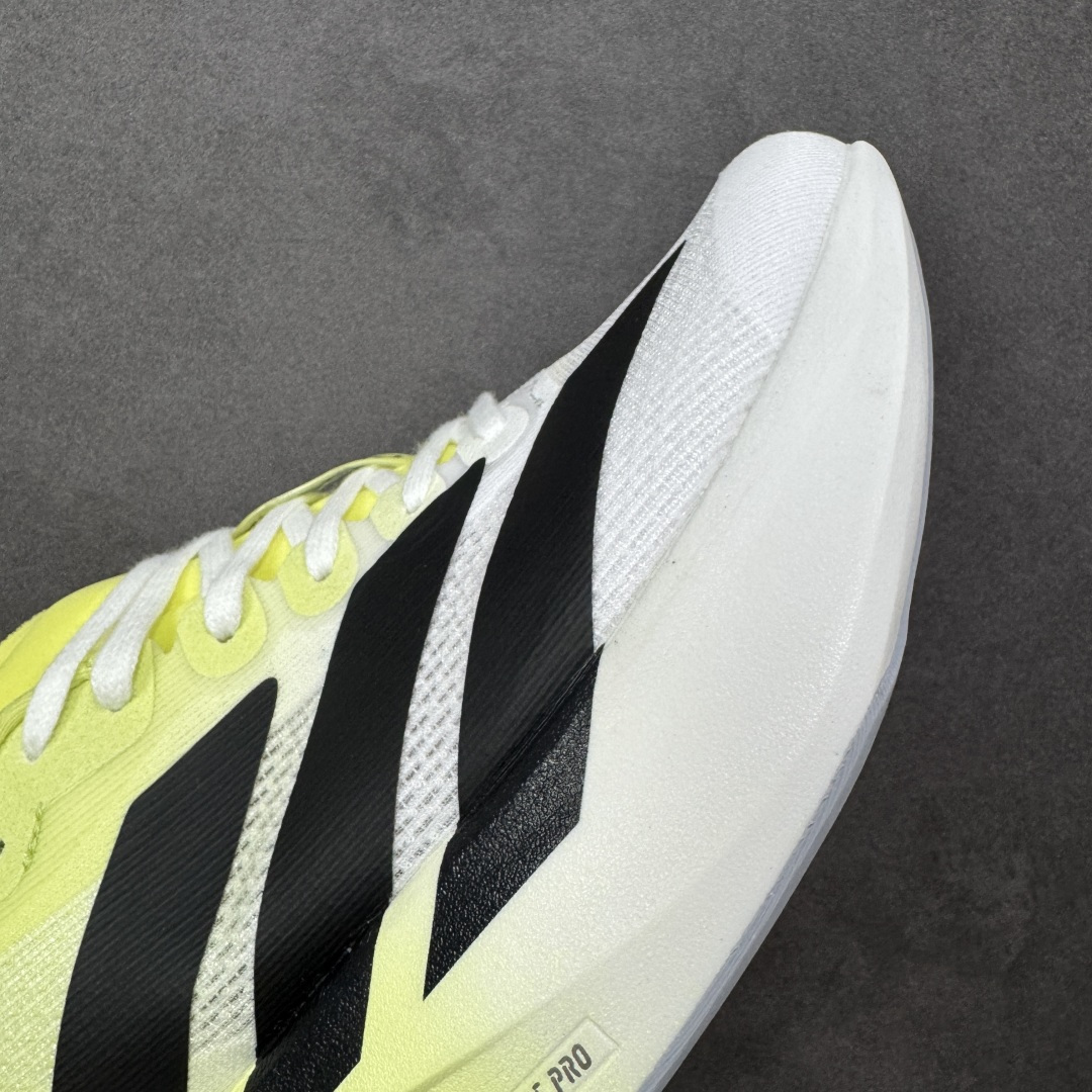 图片[5]-【公司级】Ad Adizero Evo SL 轻盈跑鞋 耐磨减震专业跑步鞋 冲向目标，一路向前，不断挑战和突破自我 无论是平时训练还是马拉松，让这款adidas跑步鞋伴你畅快开跑 兼具舒适性和结构感，搭载Lightstrike科技，为步伐注入活力 货号：JH6209 尺码：36 36.5 37 38 38.5 39 40 40.5 41 42 42.5 43 44 44.5 45 编码：FSB210220-选品中心