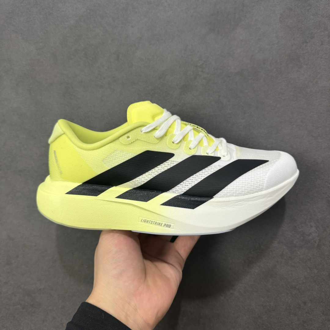 【公司级】Ad Adizero Evo SL 轻盈跑鞋 耐磨减震专业跑步鞋 冲向目标，一路向前，不断挑战和突破自我 无论是平时训练还是马拉松，让这款adidas跑步鞋伴你畅快开跑 兼具舒适性和结构感，搭载Lightstrike科技，为步伐注入活力 货号：JH6209 尺码：36 36.5 37 38 38.5 39 40 40.5 41 42 42.5 43 44 44.5 45 编码：FSB210220-选品中心