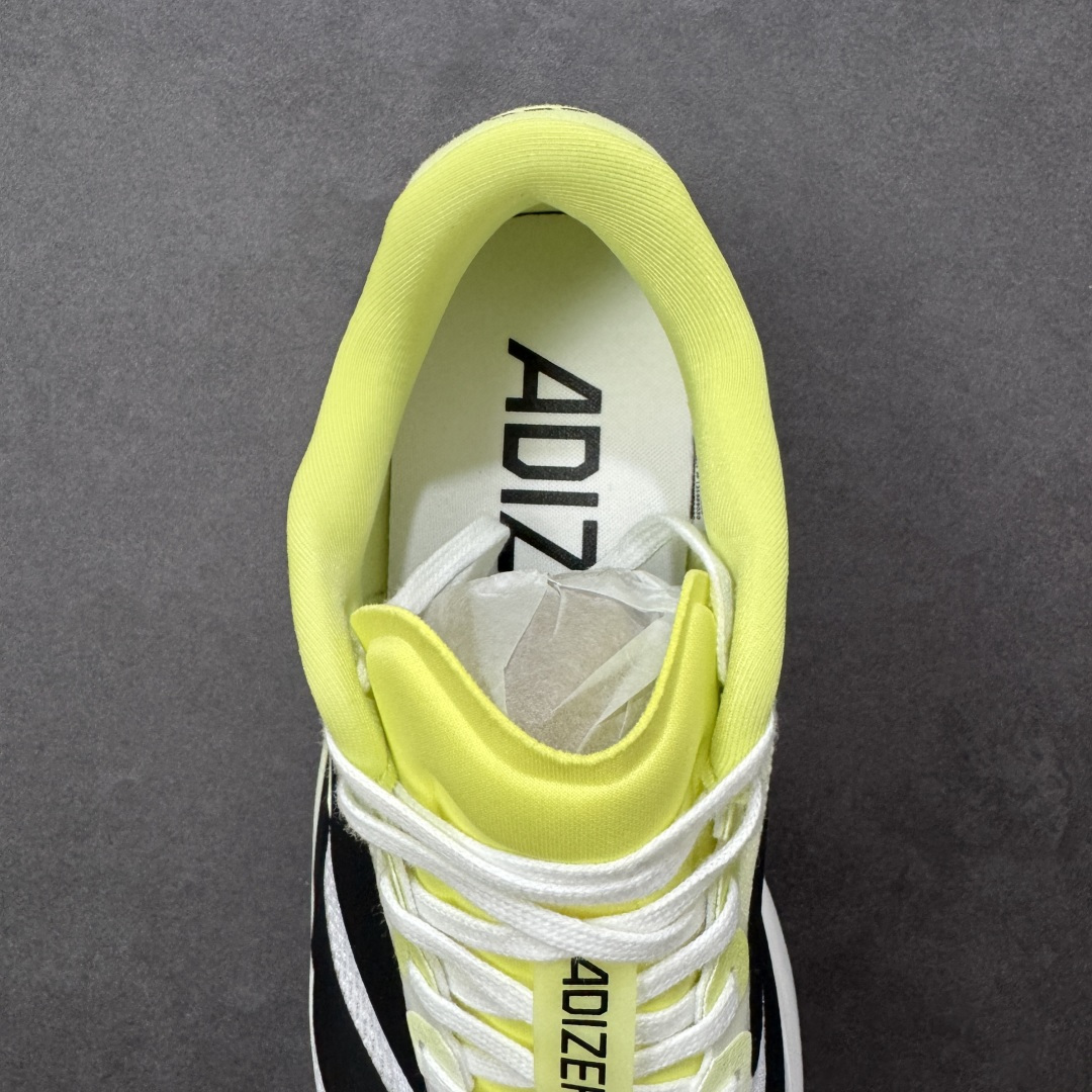图片[7]-【公司级】Ad Adizero Evo SL 轻盈跑鞋 耐磨减震专业跑步鞋 冲向目标，一路向前，不断挑战和突破自我 无论是平时训练还是马拉松，让这款adidas跑步鞋伴你畅快开跑 兼具舒适性和结构感，搭载Lightstrike科技，为步伐注入活力 货号：JH6209 尺码：36 36.5 37 38 38.5 39 40 40.5 41 42 42.5 43 44 44.5 45 编码：FSB210220-选品中心