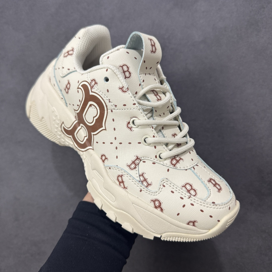 图片[3]-【纯原特价】MLB Chunky Dia Monogram 复古印花老爹鞋 后跟加厚 呵护脚后跟 立体保护软绵鞋口 轻松穿脱不磨脚 鞋头安全防撞包裹鞋头 符合人体结构 精心设计 行走柔软触感 鞋底耐磨性强 稳定性高 抓地更牢 不易打滑 进口纳米材质 原盒雷射防伪标 货号：3ASHMS13N 尺码：35-45-选品中心