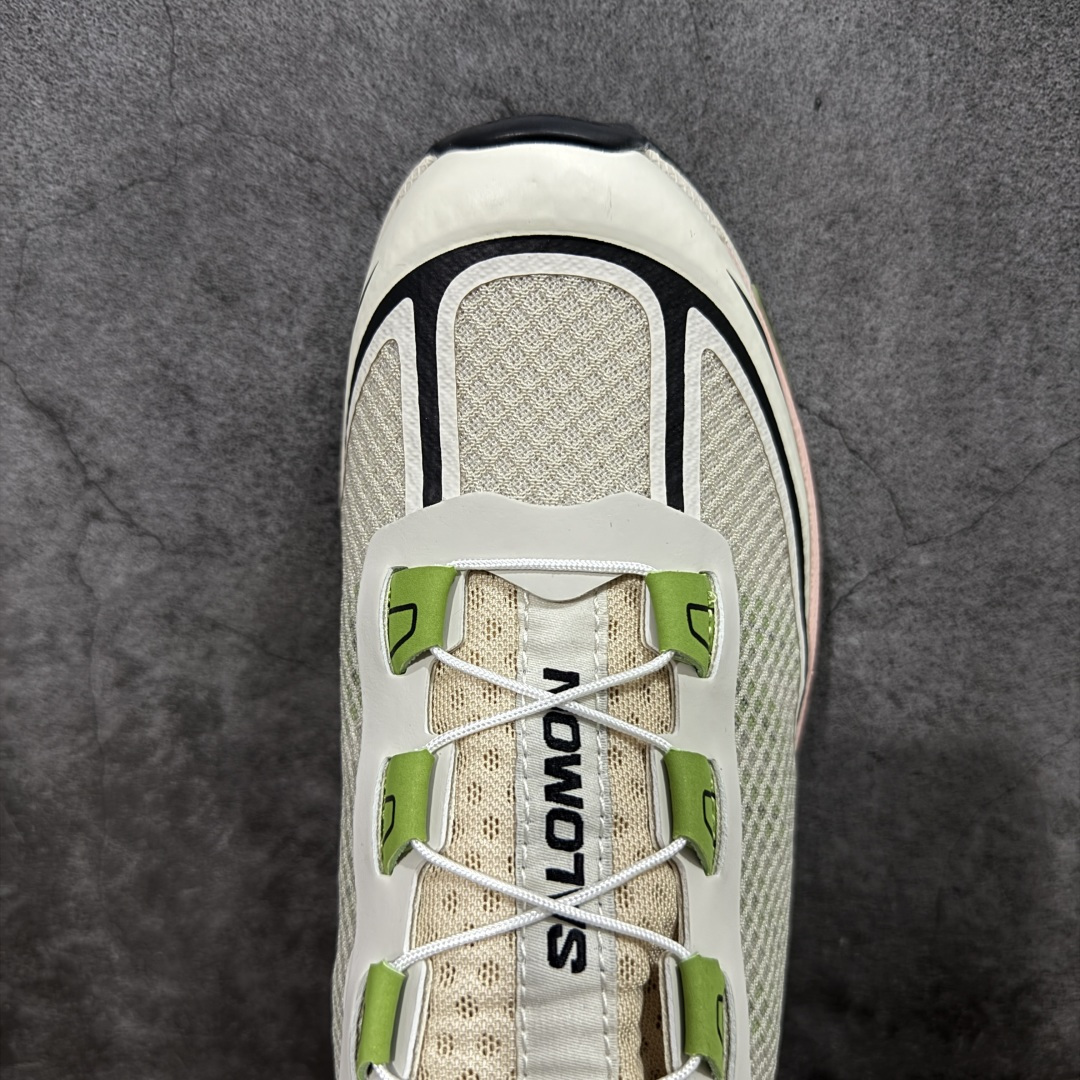 图片[5]-【PK升级版】SALOMON XT-6 FT 萨洛蒙潮流越野机能户外功能鞋 417424 全新版本出货 好货不怕晚 品质 细节 材料都是肉眼可以见！ 售前售后也是其它工厂无法匹敌！ 纯原外贸平台特供订单 耗时半年巨作 全套原纸板楦头开发 原厂特供网布配套加持 确保原汁原味 完美呈现版型 原档数据独家私模五层组合大底 原装Ortholite轻量化鞋垫 中底布带钢印编号 原厂TPU锁扣 进口港宝加持 后跟自然饱满 还原公司包裹性 鞋面以“锯齿”状的包裹系统呈现 在基色底之下加入了各种色点缀 将公司的最新技术和时尚前卫的造型融入耐用的长跑款式中 鞋面由 TPU 薄膜制成 并焊接在高耐磨网眼上 使其既时尚又坚固 由 ACS底盘支撑 可增强稳定性和支撑力 以及由橡胶凸耳 Contragrip外底覆盖的 EVA 缓冲中底 旨在应对崎岖的地形 鞋舌上的彩色Salomon 标签、Quicklace 系统以及鞋头、鞋舌和鞋跟上的附加品牌使细节更加完美 让穿着者可以轻松驾驭户外与通勤下的任何运动生活场景 无缝鞋身户外随意纵横 颜值与脚感兼备 出街通勤 绝对非常吸睛 你值得拥有 尺码：36 36.5 37.5 38 38.5 39 40 40.5 41 42 42.5 43 44 44.5 45-选品中心