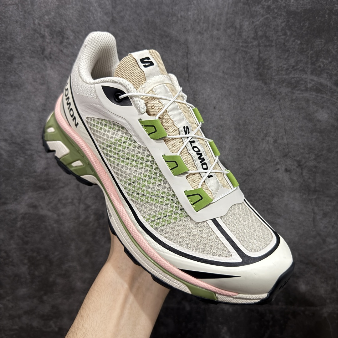 图片[3]-【PK升级版】SALOMON XT-6 FT 萨洛蒙潮流越野机能户外功能鞋 417424 全新版本出货 好货不怕晚 品质 细节 材料都是肉眼可以见！ 售前售后也是其它工厂无法匹敌！ 纯原外贸平台特供订单 耗时半年巨作 全套原纸板楦头开发 原厂特供网布配套加持 确保原汁原味 完美呈现版型 原档数据独家私模五层组合大底 原装Ortholite轻量化鞋垫 中底布带钢印编号 原厂TPU锁扣 进口港宝加持 后跟自然饱满 还原公司包裹性 鞋面以“锯齿”状的包裹系统呈现 在基色底之下加入了各种色点缀 将公司的最新技术和时尚前卫的造型融入耐用的长跑款式中 鞋面由 TPU 薄膜制成 并焊接在高耐磨网眼上 使其既时尚又坚固 由 ACS底盘支撑 可增强稳定性和支撑力 以及由橡胶凸耳 Contragrip外底覆盖的 EVA 缓冲中底 旨在应对崎岖的地形 鞋舌上的彩色Salomon 标签、Quicklace 系统以及鞋头、鞋舌和鞋跟上的附加品牌使细节更加完美 让穿着者可以轻松驾驭户外与通勤下的任何运动生活场景 无缝鞋身户外随意纵横 颜值与脚感兼备 出街通勤 绝对非常吸睛 你值得拥有 尺码：36 36.5 37.5 38 38.5 39 40 40.5 41 42 42.5 43 44 44.5 45-选品中心