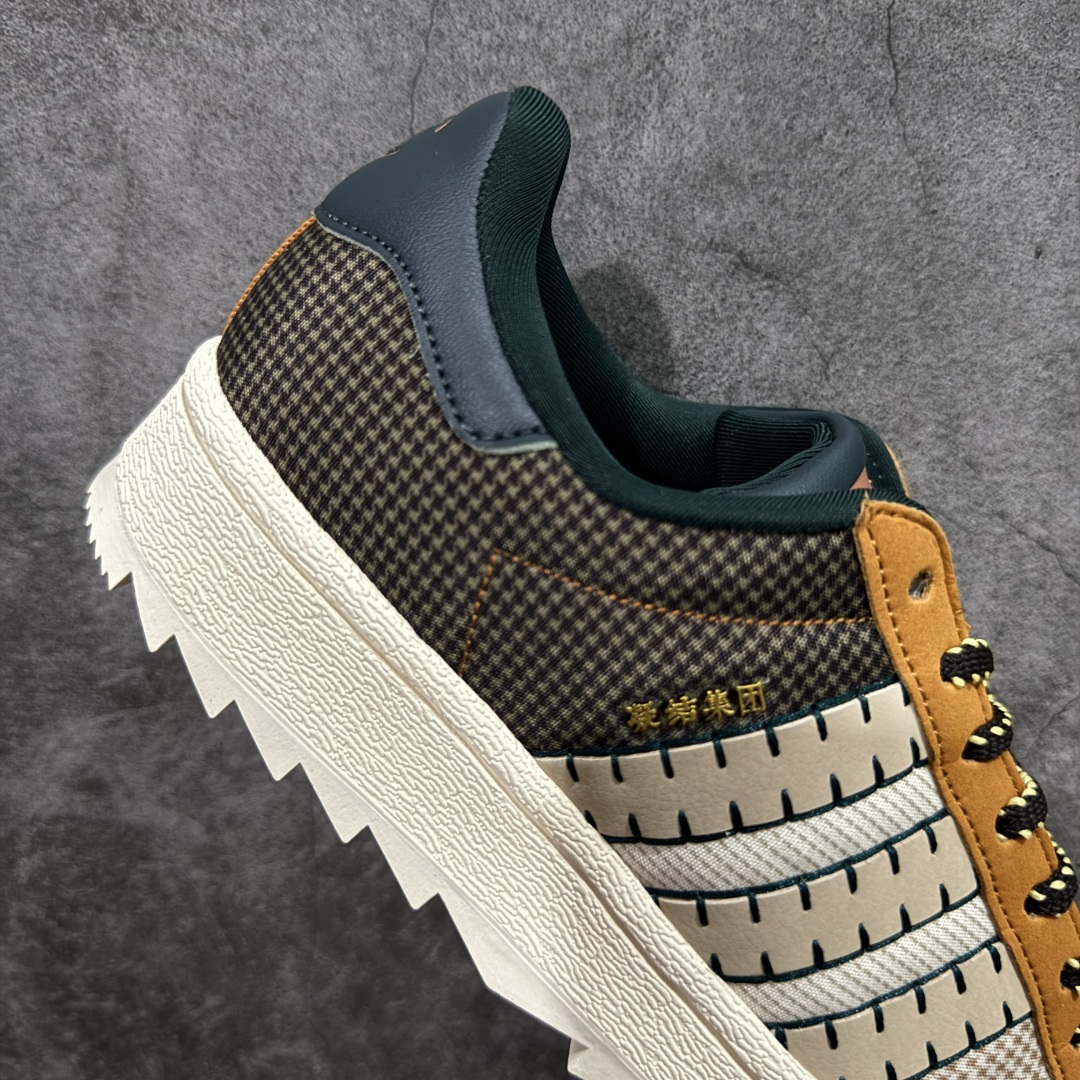 图片[7]-【公司级】 CLOT x adidas originals SUPERSTAR PATCHWORK 舒适百搭 鸳鸯 生活休闲鞋 男女同款 米棕 Adidas Originals Superstar 冠希联名 贝壳头休闲板鞋 独家控货 平台正单 全鞋百分百原材料 全鞋电脑针车 Logo针车间距针数原版一致 皮料切割冲裁零瑕疵 原鞋一致含胶量大底 原盒中文内外标 大几率过验 不对比市面只对比原鞋 只服务最高端市 货号：JR6490 尺码：35 36 36.5 37 38 38.5 39 40 40.5 41 42 42.5 43 44 45-选品中心