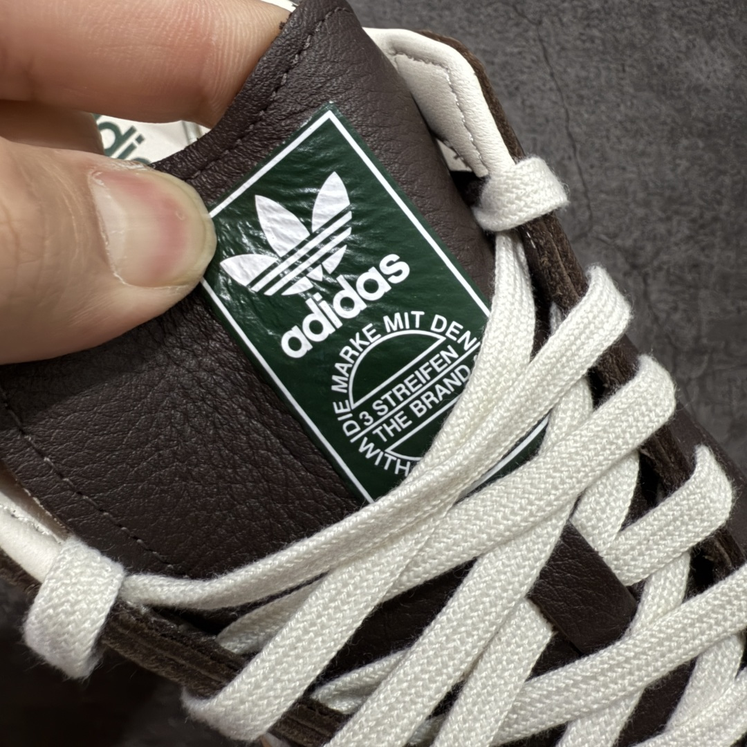 图片[5]-【CG纯原】市面最顶级品质没有之一！ 此版鞋身全部采用进口原厂头层皮 原厂头层 区分市面偷工减料！ Adidas Originals Samba 桑巴德训鞋 棕红色 原版原楦原材，99.999%还原度 鞋带都是原厂的，系鞋带的方式都同步ZP！ 货号：JR0891 尺码：36 36.5 37 38 38.5 39 40 40.5 41 42 42.5 43 44 44.5 45-选品中心