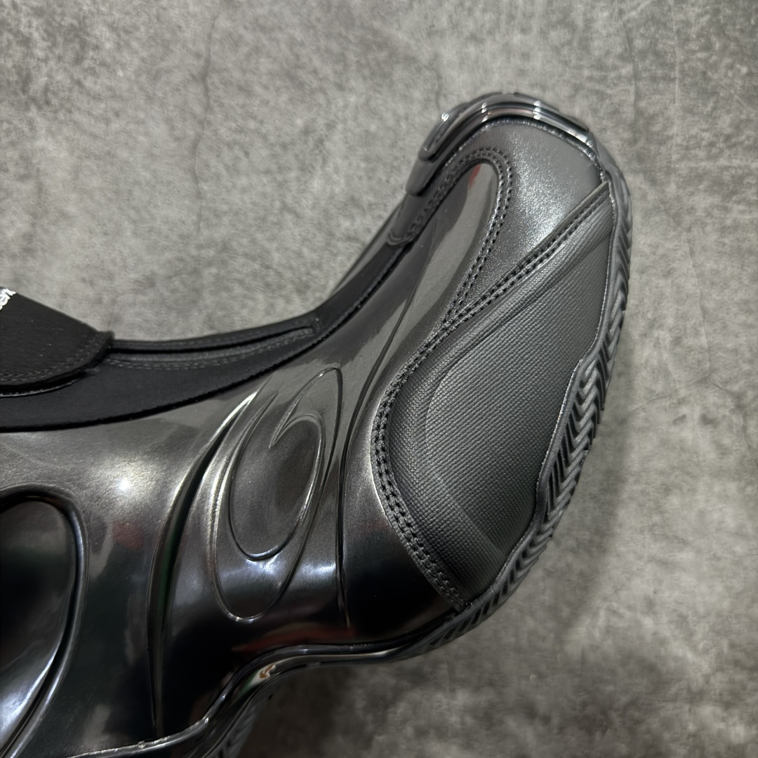 图片[6]-【XA版本】Balenciaga巴黎世家 basketball Sneaker 篮球鞋 圆头拉链 中帮 生活休闲鞋 黑色 原鞋购入 全新开发出品 细节多次较对 原材料制作 酷炫鞋型 类似于喷泡风格 上脚百搭 尺码：36-46-选品中心