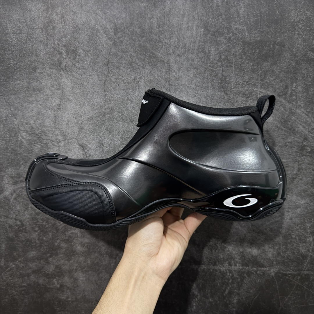 图片[2]-【XA版本】Balenciaga巴黎世家 basketball Sneaker 篮球鞋 圆头拉链 中帮 生活休闲鞋 黑色 原鞋购入 全新开发出品 细节多次较对 原材料制作 酷炫鞋型 类似于喷泡风格 上脚百搭 尺码：36-46-选品中心