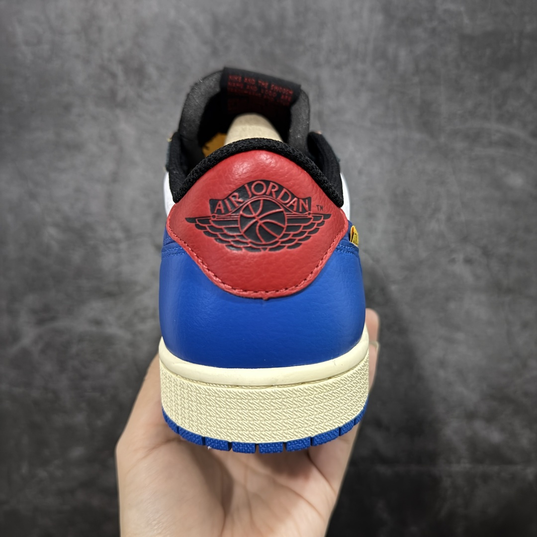 图片[4]-【KZ纯原】Union x Air Jordan 低帮白蓝红 AJ1低邦 男女同款 乔丹篮球鞋系列 HQ6998-146 国内一线头部知名大厂出品 高端外贸零售专供品质 原鞋原楦头纸板开发 原厂防尘纸 极致一眼正品既视感 尺码：36-47.5带半码-选品中心
