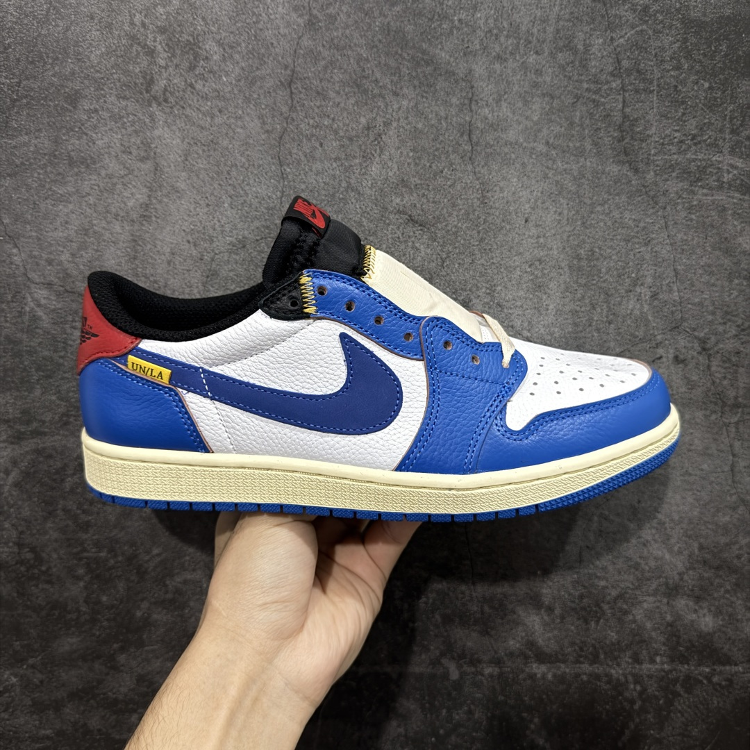 【KZ纯原】Union x Air Jordan 低帮白蓝红 AJ1低邦 男女同款 乔丹篮球鞋系列 HQ6998-146 国内一线头部知名大厂出品 高端外贸零售专供品质 原鞋原楦头纸板开发 原厂防尘纸 极致一眼正品既视感 尺码:36-47.5带半码-选品中心