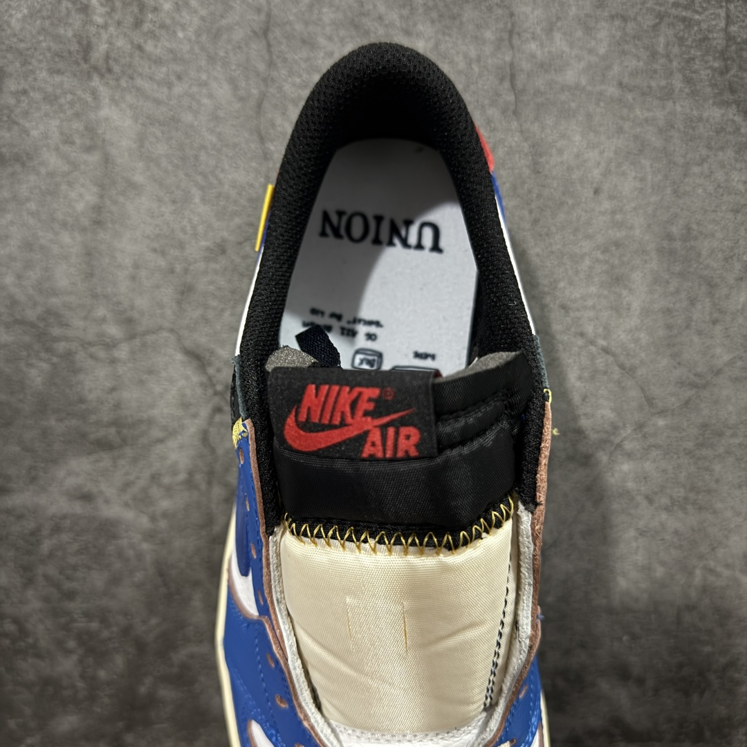 图片[8]-【KZ纯原】Union x Air Jordan 低帮白蓝红 AJ1低邦 男女同款 乔丹篮球鞋系列 HQ6998-146 国内一线头部知名大厂出品 高端外贸零售专供品质 原鞋原楦头纸板开发 原厂防尘纸 极致一眼正品既视感 尺码：36-47.5带半码-选品中心