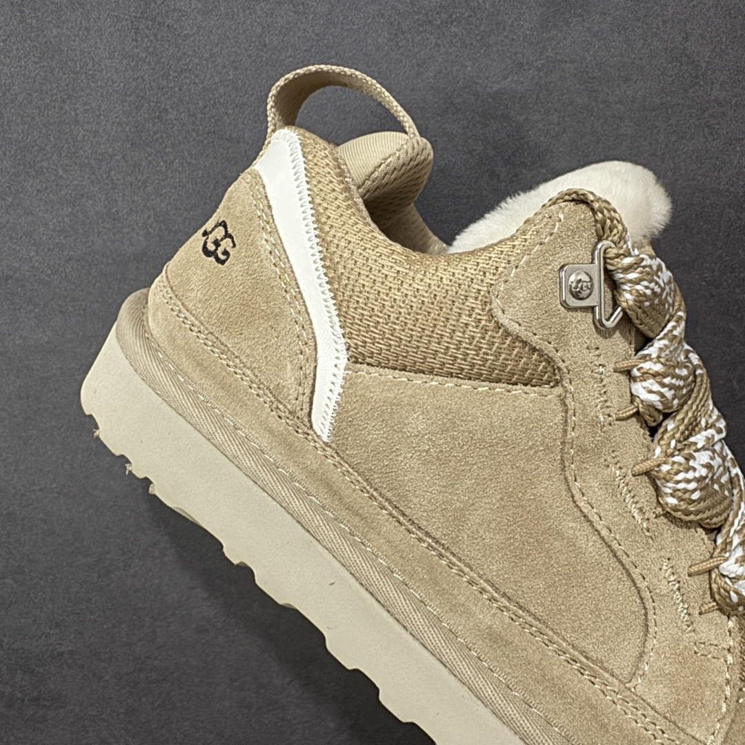 图片[6]-【X1纯原】市面顶级版本25新款UGG梅尔低帮面包鞋雪地靴1144032 广州外贸大厂生产鞋头到鞋垫真羊皮毛一体独立外盒包装芯片带防水工艺区别市面任何版本 独立原版开发大底羊绒鞋垫冬季保暖外出家居都是很适合的选择近年uug推出款式系列局部偏向年轻消费者喜好也走到时尚潮流穿搭的前沿鞋身材质防泼水涂层翻毛皮鞋面17毫米UGGPURE™植入式羊毛内底轻便防滑舒适橡胶外底带有品牌LOGO商标带全套包装 尺码：353637383940-选品中心