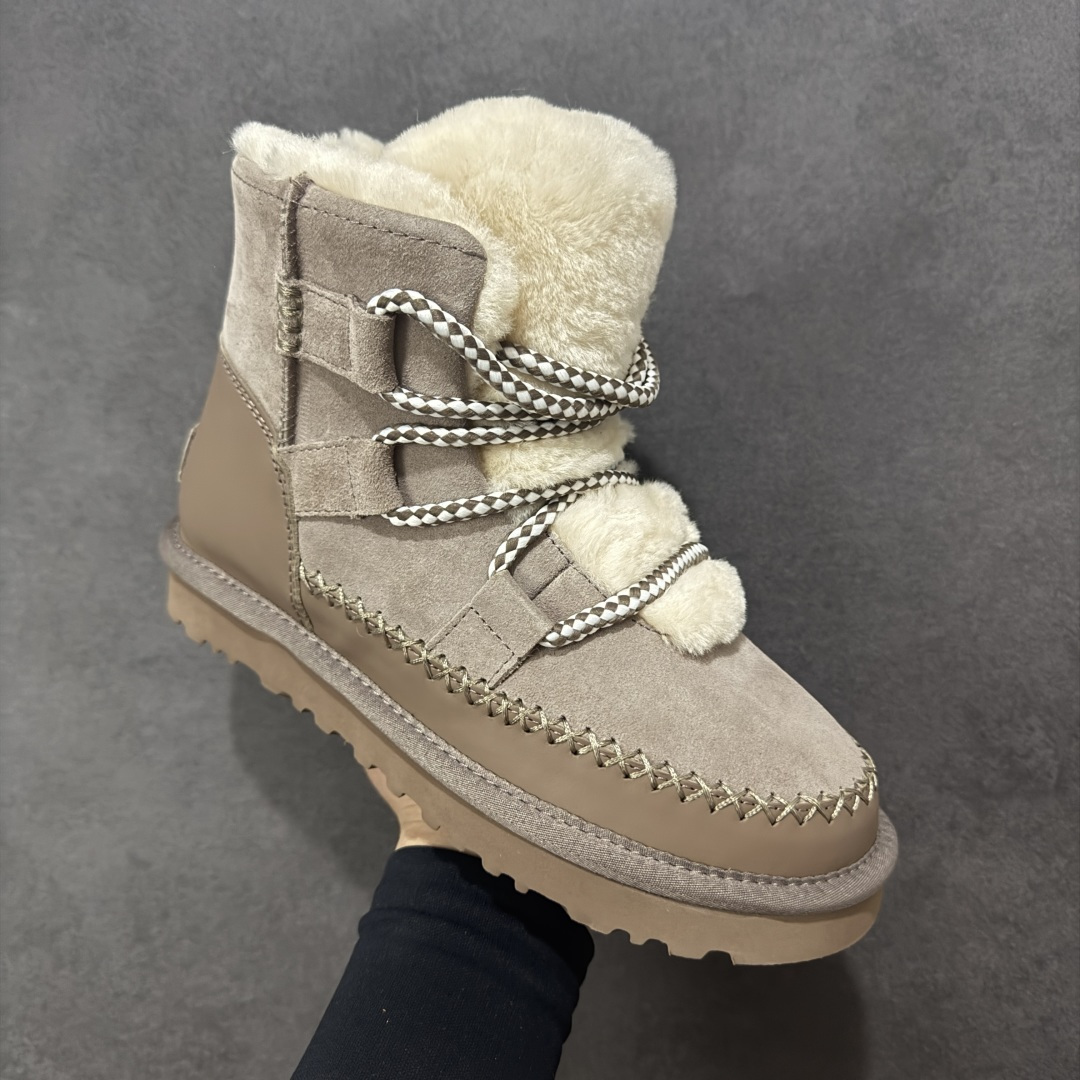 图片[3]-【纯原版】UGG RETROCHICLACE冬季雪地鞋雪地靴工装靴系列 十年品牌制鞋代工厂生产线出品 注重每一处细节 隆丰A级真羊皮毛一体 完全遵循ZP工艺流程打造 货号：1174574 尺码：35-40无半码-选品中心