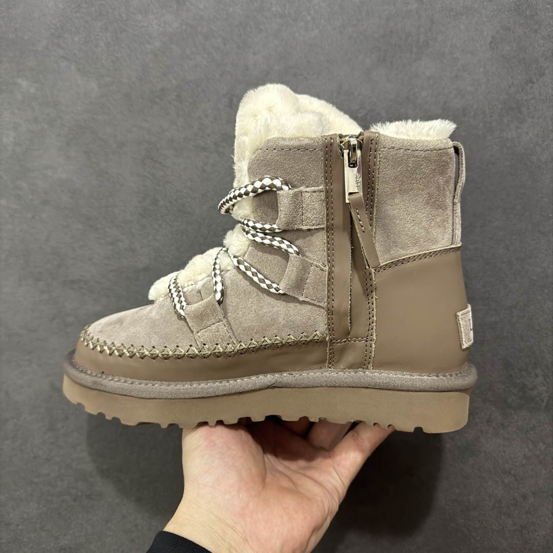 图片[2]-【纯原版】UGG RETROCHICLACE冬季雪地鞋雪地靴工装靴系列 十年品牌制鞋代工厂生产线出品 注重每一处细节 隆丰A级真羊皮毛一体 完全遵循ZP工艺流程打造 货号：1174574 尺码：35-40无半码-选品中心