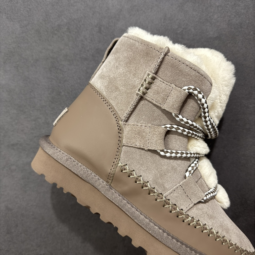 图片[6]-【纯原版】UGG RETROCHICLACE冬季雪地鞋雪地靴工装靴系列 十年品牌制鞋代工厂生产线出品 注重每一处细节 隆丰A级真羊皮毛一体 完全遵循ZP工艺流程打造 货号：1174574 尺码：35-40无半码-选品中心