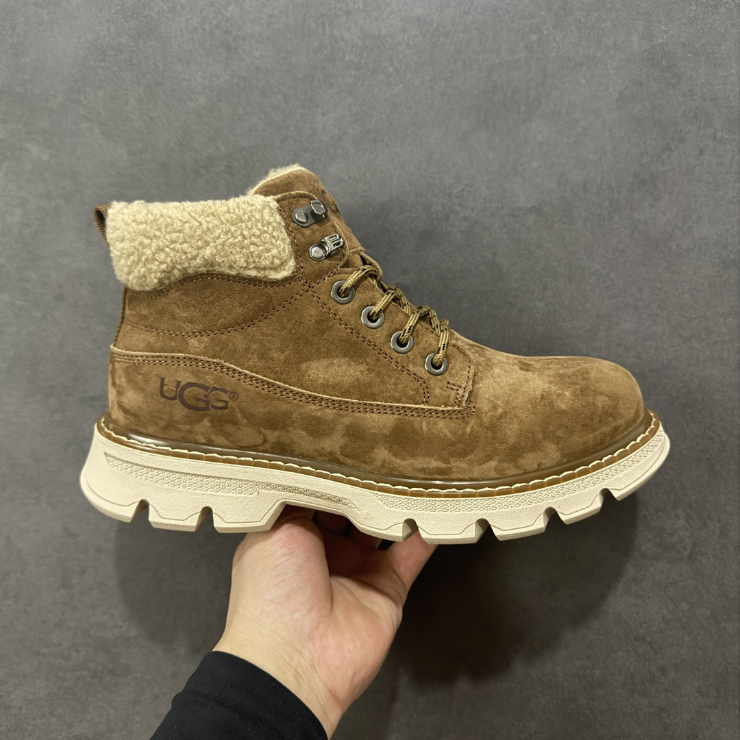 【广东纯原】UGG秋冬新品Tasman Weather Hybrid 塔斯曼混合系列轻量休闲鞋（毛绒一体内里 保暖锁热）秋冬必备 户外中帮男士休闲鞋雪地靴马丁靴系列 广东大厂品质 秋冬新款 时尚潮流搭配 面料釆用意大利进口磨砂牛皮 全鞋真牛皮材料 大底到五金都是代工厂原材料制作 好货不杀猪 首单质量严格把控 全套官网统一包装 今年冬季防寒户外专用产品 日常随意搭配 型男必备‼ 货号：U5867M 尺码：39-44-选品中心