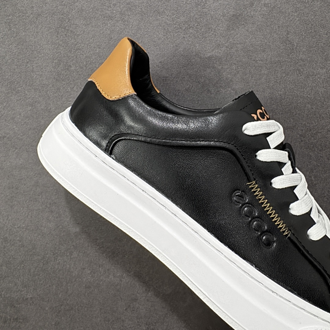 图片[6]-【公司级】Ecco 爱步 2022新款柔酷7号系列低帮百搭休闲板鞋 #黄景瑜同款 专柜热销款 1：1复刻 纯手工打造 质感妥妥的 ！鞋面采用进口小牛皮+透气头层猪皮里，鞋底采用高端顶级TPR环保科技材料 磨具贴合鞋底给你不一样的缓力性能 特点 舒适 增强运动性 高端大气时尚不失稳重 值得推荐！ 货号：983257-01001 尺码：38 39 40 41 42 43 44 皮鞋码-选品中心