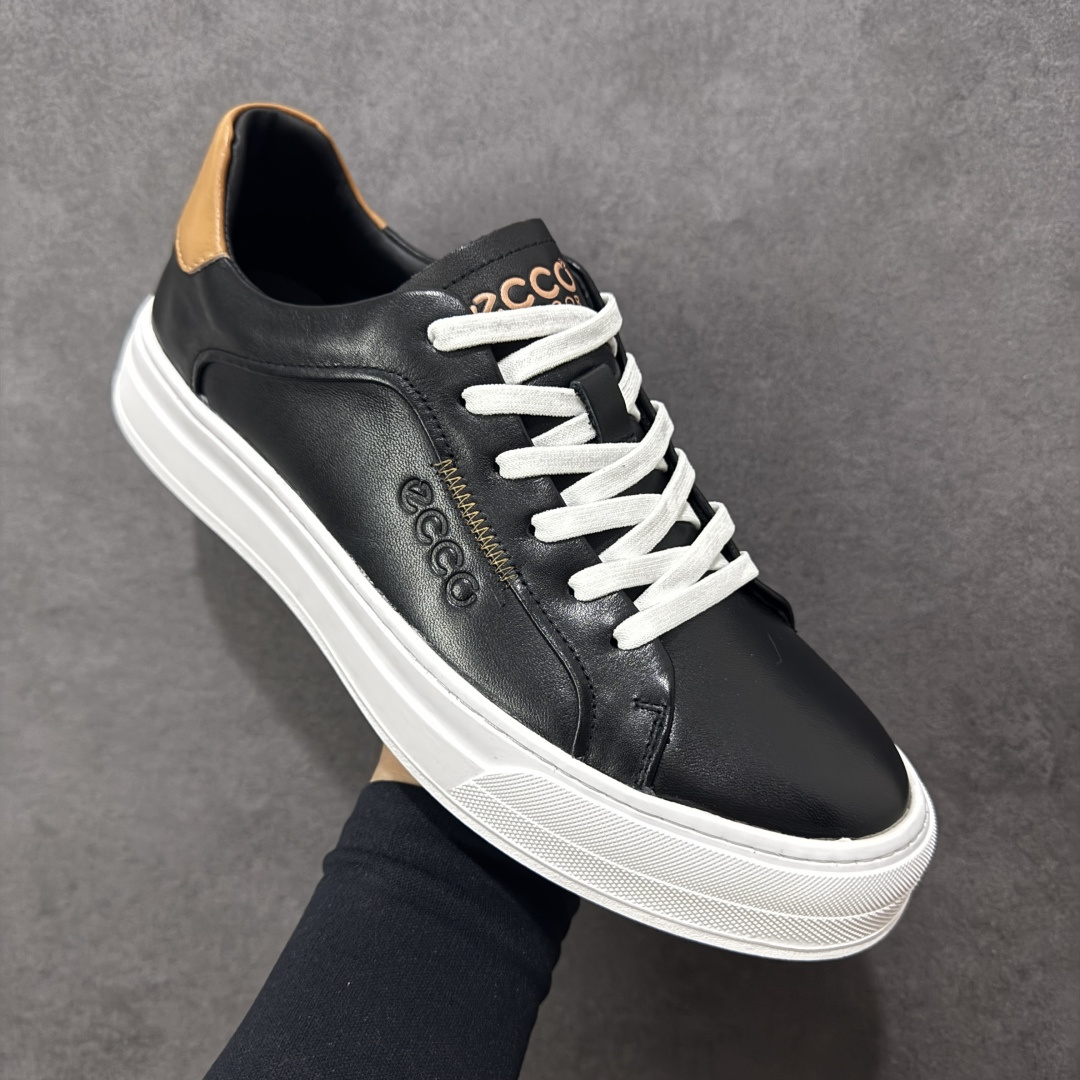 图片[3]-【公司级】Ecco 爱步 2022新款柔酷7号系列低帮百搭休闲板鞋 #黄景瑜同款 专柜热销款 1：1复刻 纯手工打造 质感妥妥的 ！鞋面采用进口小牛皮+透气头层猪皮里，鞋底采用高端顶级TPR环保科技材料 磨具贴合鞋底给你不一样的缓力性能 特点 舒适 增强运动性 高端大气时尚不失稳重 值得推荐！ 货号：983257-01001 尺码：38 39 40 41 42 43 44 皮鞋码-选品中心