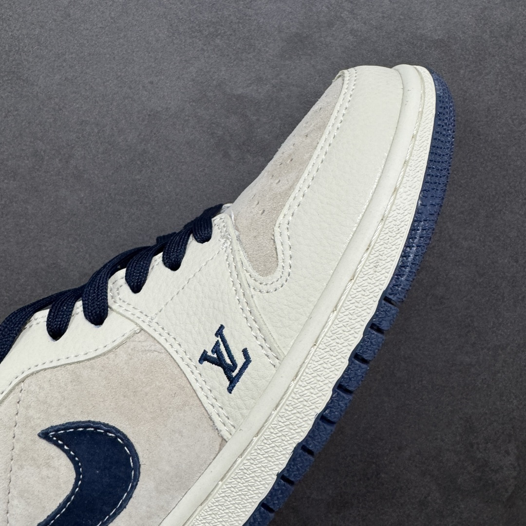 图片[5]-【定制版】高端定制Air Jordan 1 Low AJ1 乔1 “路易威登联名—米白红蓝猪八”高端定制 低帮复古篮球鞋 #定制鞋盒 大厂纯原品质出货 超高清洁度 皮料切割干净无任何毛边 细节完美 货号：LD8888-009 尺码：36 36.5 37.5 38 38.5 39 40 40.5 41 42 42.5 43 44 44.5 45 编码：HXSB330340-选品中心