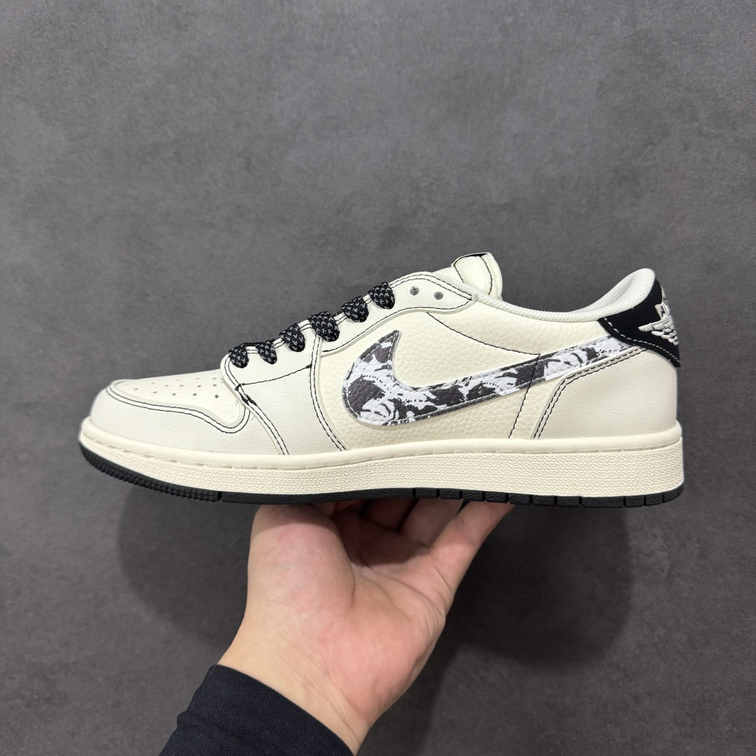 图片[2]-【定制版】#Louis Vuitton x Air Jordan 1 Low 定制配色 Lv联名 乔1 AJ1经典低帮休闲百搭板鞋   公司级版本 定制鞋盒 大厂流水生产 超高清洁度 皮料切割干净无任何毛边 细节完美 橡胶大底 耐磨防滑 舒适上脚 货号：XS7089-616  尺码：36 36.5 37.5 38 38.5 39 40 40.5 41 42 42.5 43 44 44.5 45 编码：HXSB330340-选品中心