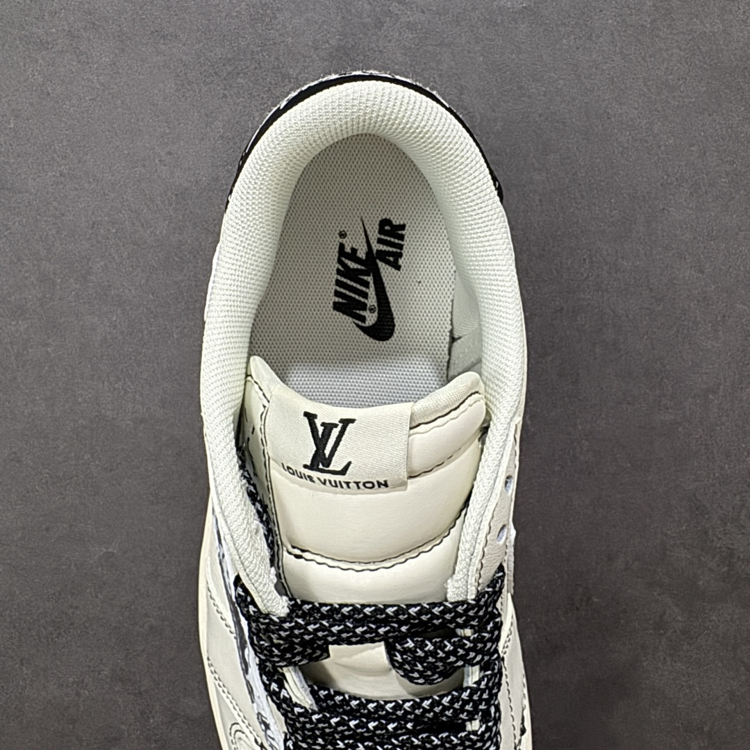 图片[7]-【定制版】#Louis Vuitton x Air Jordan 1 Low 定制配色 Lv联名 乔1 AJ1经典低帮休闲百搭板鞋   公司级版本 定制鞋盒 大厂流水生产 超高清洁度 皮料切割干净无任何毛边 细节完美 橡胶大底 耐磨防滑 舒适上脚 货号：XS7089-616  尺码：36 36.5 37.5 38 38.5 39 40 40.5 41 42 42.5 43 44 44.5 45 编码：HXSB330340-选品中心