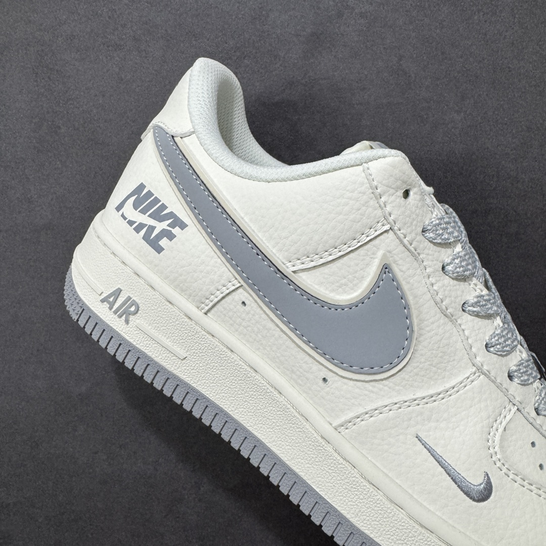 图片[6]-【定制版】Nike Air Force 1\’07 Low 灰标 空军一号低帮休闲板鞋  #原楦头原纸板 原装鞋盒 定制五金配件 内置全掌气垫 原厂鞋底 货号：CS5288-042  尺码：36 36.5 37.5 38 38.5 39 40 40.5 41 42 42.5 43 44 44.5 45-选品中心