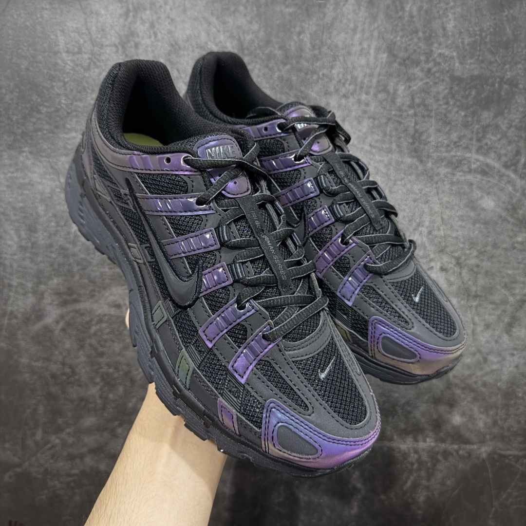 【纯原CS版】NK P-6000 复古老爹休闲运动鞋 黑炫彩 全新公司级品质 组合大底 中底拉帮等细节区别市售通货品质 市面唯一正确三明治网面 货号:IM6332-001 尺码:36 36.5 37.5 38 38.5 39 40 40.5 41 42 42.5 43 44 44.5 45-选品中心