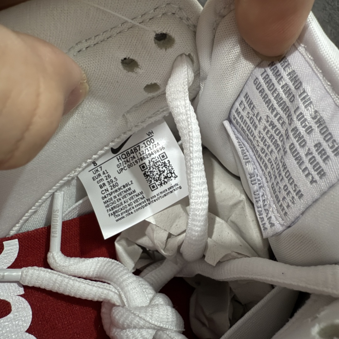 图片[8]-【纯原M版】 Supreme x Nike SB DUNK 低帮联名板鞋 货号：HQ8487-100 国内一线头部大厂出品 高端零售专供品质 全套原厂数据 原厂皮料 原厂辅料打造 德国进口真空加硫定型工艺 一码一模 真实半码 全方位细节全部到位 细节处理比正品更顶！ 尺码：40 40.5 41 42 42.5 43 44 44.5 45 46 47.5-选品中心