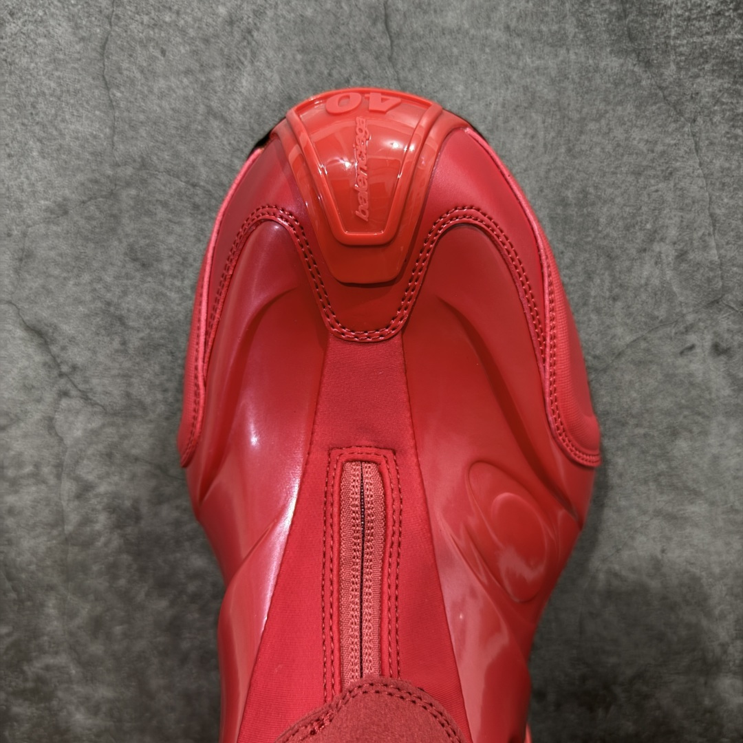 图片[5]-【XA版本】Balenciaga巴黎世家 basketball Sneaker 篮球鞋 圆头拉链 中帮 生活休闲鞋 红色 原鞋购入 全新开发出品 细节多次较对 原材料制作 酷炫鞋型 类似于喷泡风格 上脚百搭 尺码：36-46-选品中心