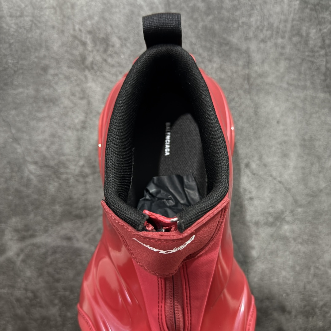 图片[8]-【XA版本】Balenciaga巴黎世家 basketball Sneaker 篮球鞋 圆头拉链 中帮 生活休闲鞋 红色 原鞋购入 全新开发出品 细节多次较对 原材料制作 酷炫鞋型 类似于喷泡风格 上脚百搭 尺码：36-46-选品中心