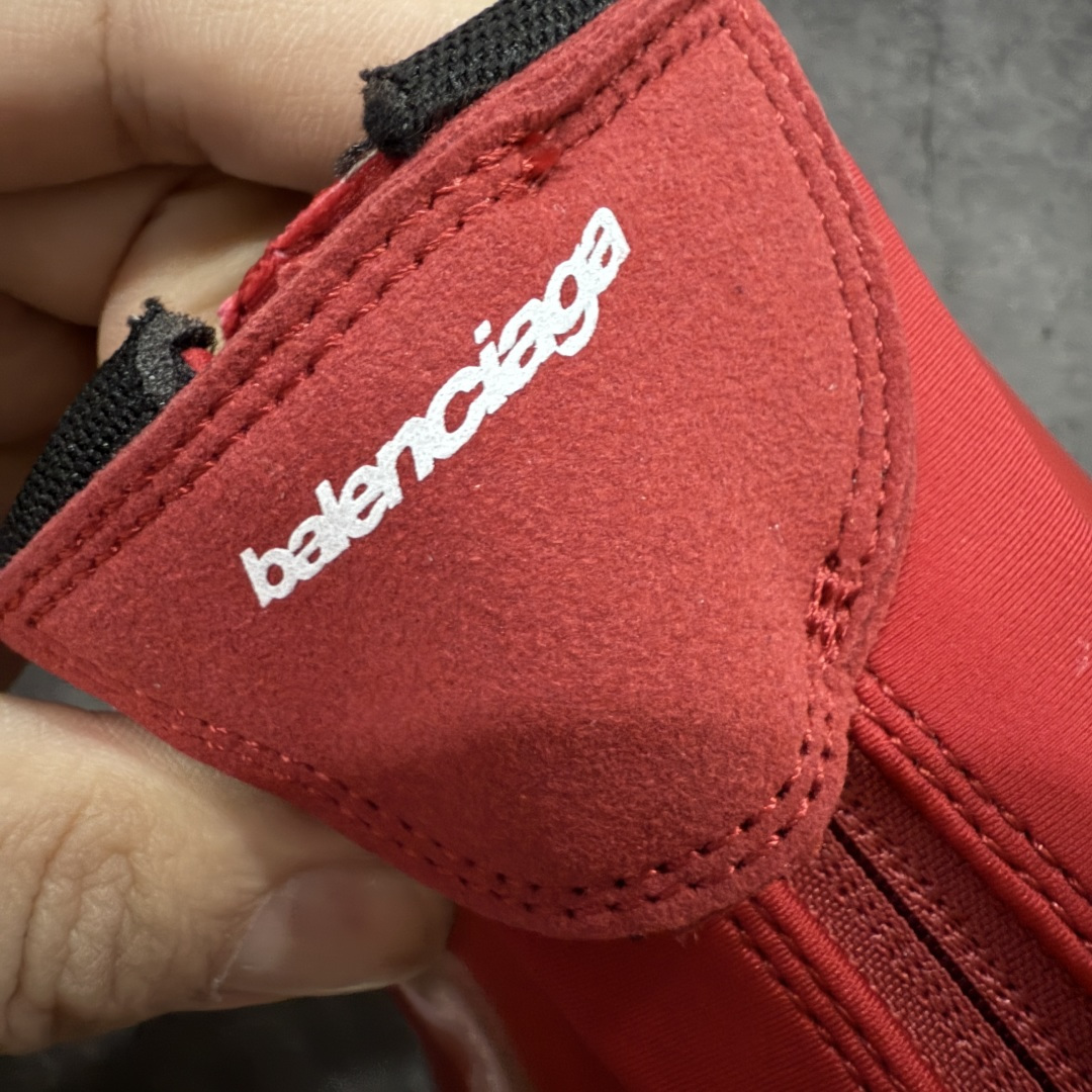 图片[6]-【XA版本】Balenciaga巴黎世家 basketball Sneaker 篮球鞋 圆头拉链 中帮 生活休闲鞋 红色 原鞋购入 全新开发出品 细节多次较对 原材料制作 酷炫鞋型 类似于喷泡风格 上脚百搭 尺码：36-46-选品中心