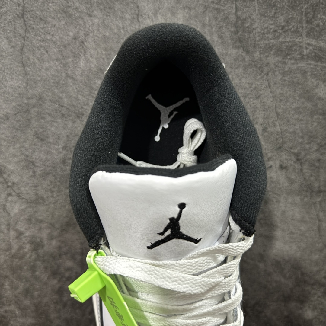 图片[8]-【神版】Air Jordan 4 Retro Flight Court 低帮 黑粉 AJ4 乔丹4代 aj4 乔4 低邦 乔丹篮球鞋系列 目前此系列市场最优版本 头层带半码 区别市场通货 鞋款整体以黑色翻毛皮打造，搭配侧身黑色麂皮框架，鞋舌及后跟Jumpman Logo分别采用黑色、灰色刺绣点缀，后跟侧身Flighth字样也辅以灰色刺绣呈现，秉承轻量化的速度型篮球鞋设计思想完成设计，降低重量的同时提升舒适度，中底延续前作使用了分离式后掌可视化Air Soleb气垫。鞋带孔和后跟鞋提以籃网为造型灵感，将篮球运动巧妙融入到鞋款的设计之中，使鞋身整体富有流动性、节奏感和优雅气质。 货号：HF3255-100 尺码：36 36.5 37.5 38 38.5 39 40 40.5 41 42 42.5 43 44 44.5 45-选品中心