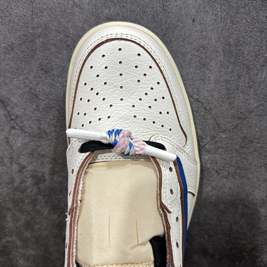 图片[5]-【XE纯原】Travis Scott x Air Jordan AJ1 Low OG SP TS联名 倒钩低帮 DM7866-104 全新版本出货 同价位无对手 纯原大厂出品 实打实原材头层皮料 高端外贸零售专供品质 版型细节完美 原鞋原楦头纸板开发 原厂防尘纸 极致一眼正品既视感 尺码：36-48码 真实半码-选品中心
