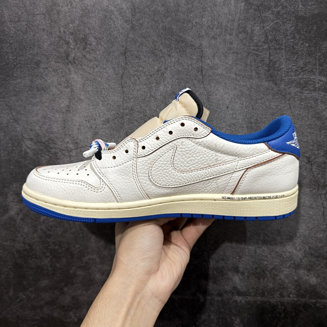 图片[2]-【XE纯原】Travis Scott x Air Jordan AJ1 Low OG SP TS联名 倒钩低帮 DM7866-104 全新版本出货 同价位无对手 纯原大厂出品 实打实原材头层皮料 高端外贸零售专供品质 版型细节完美 原鞋原楦头纸板开发 原厂防尘纸 极致一眼正品既视感 尺码：36-48码 真实半码-选品中心